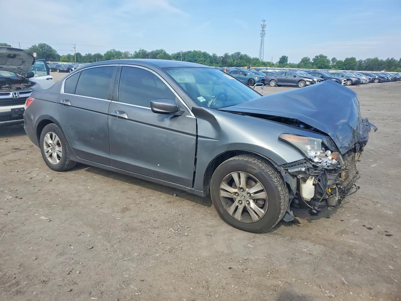 2011 Honda Accord Se Gray vin: 1HGCP2F68BA018714