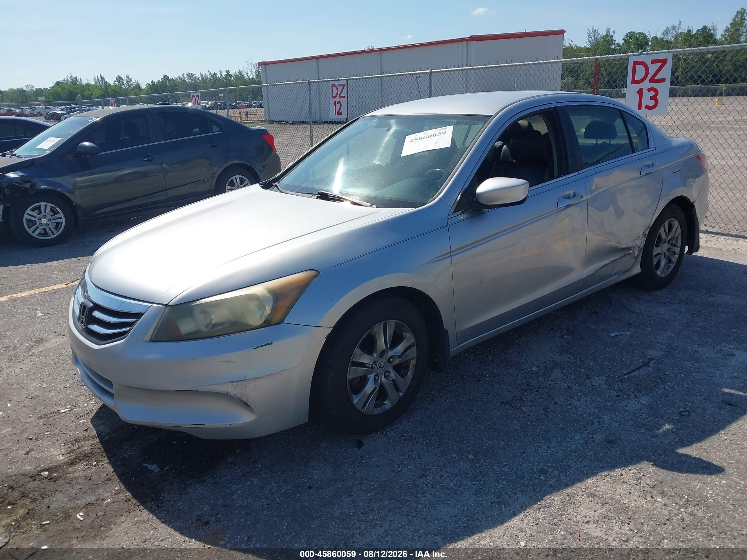 2011 Honda Accord 2.4 Se Silver vin: 1HGCP2F68BA056007