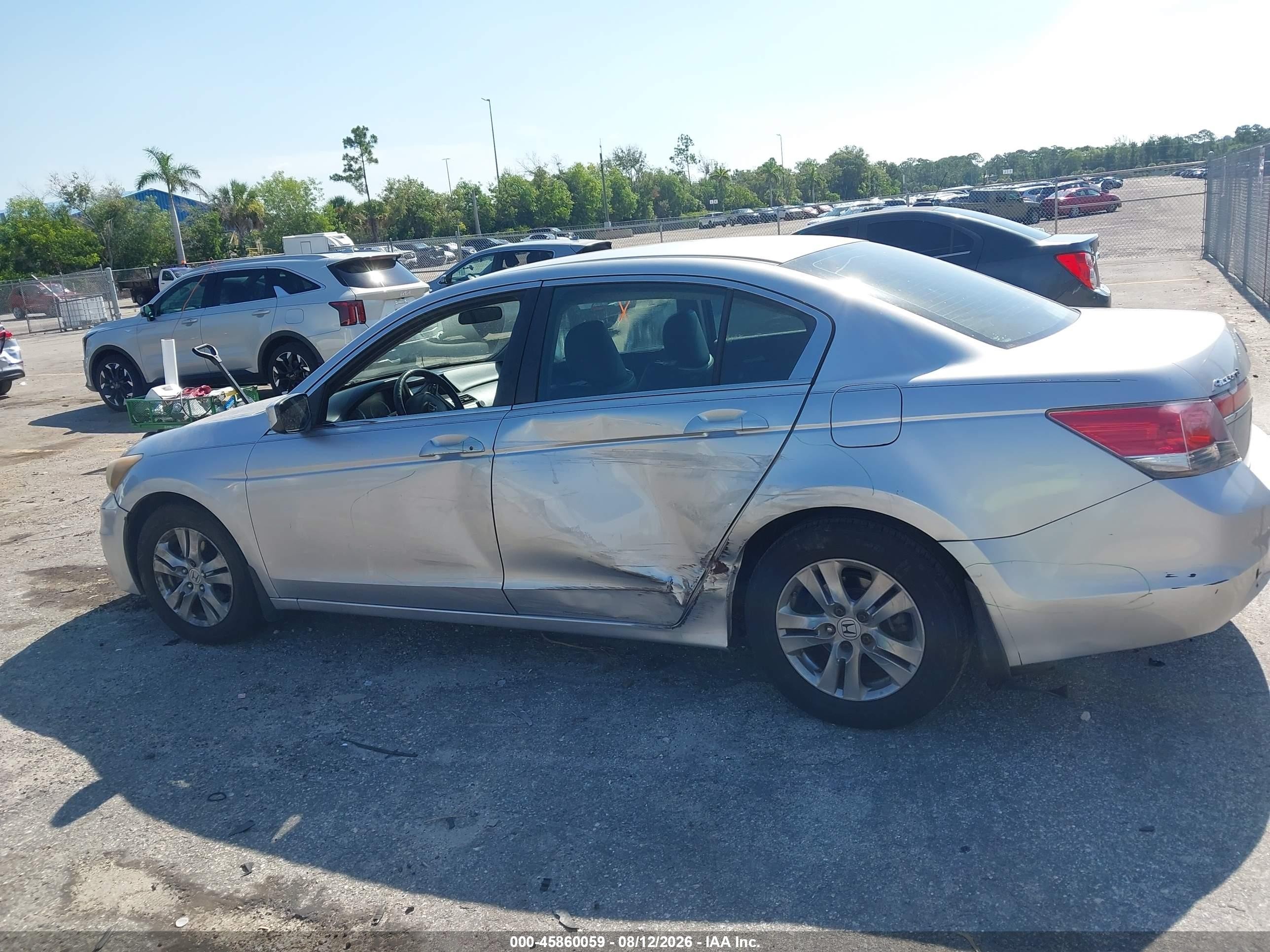 2011 Honda Accord 2.4 Se Silver vin: 1HGCP2F68BA056007