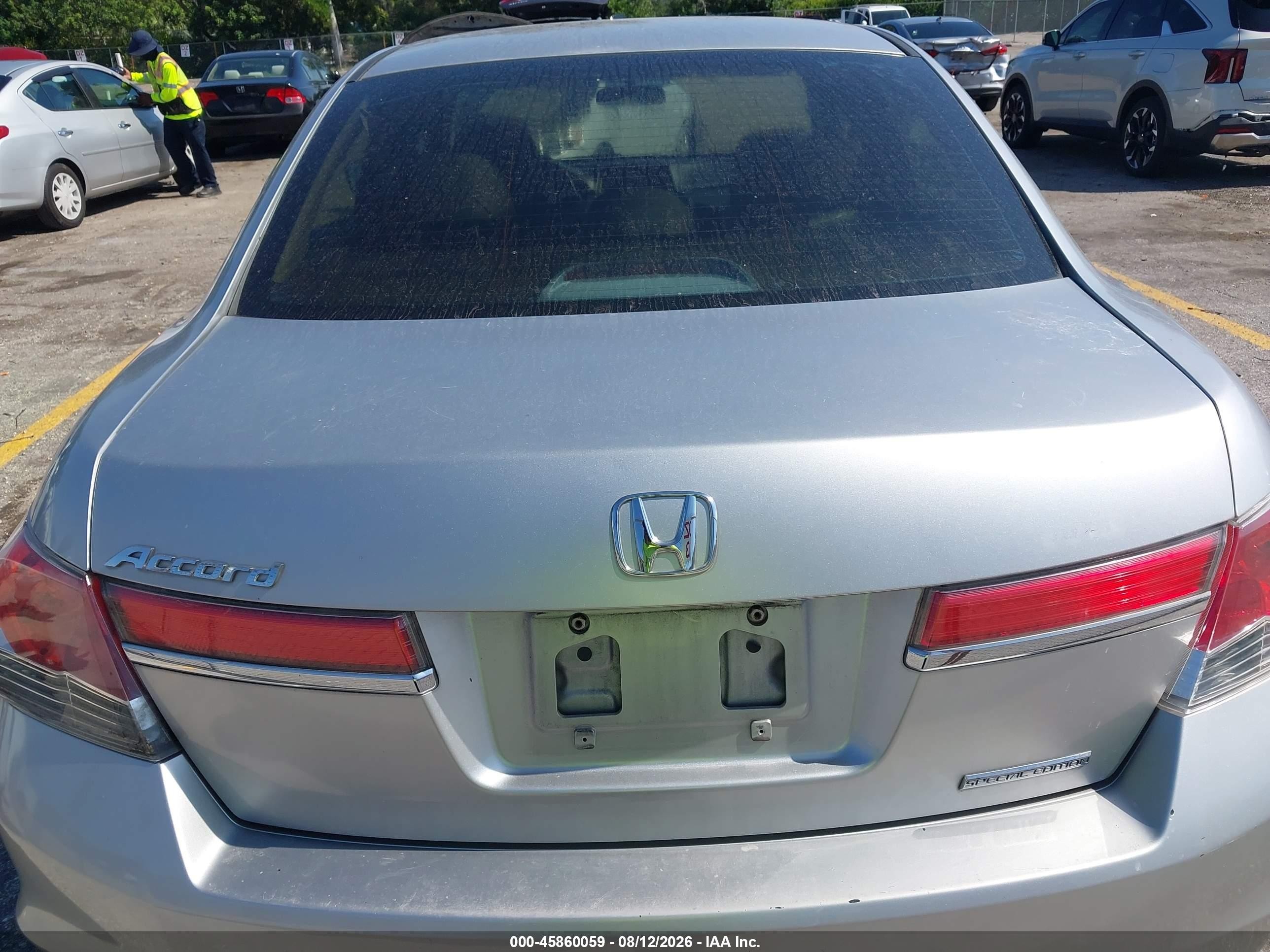 2011 Honda Accord 2.4 Se Silver vin: 1HGCP2F68BA056007
