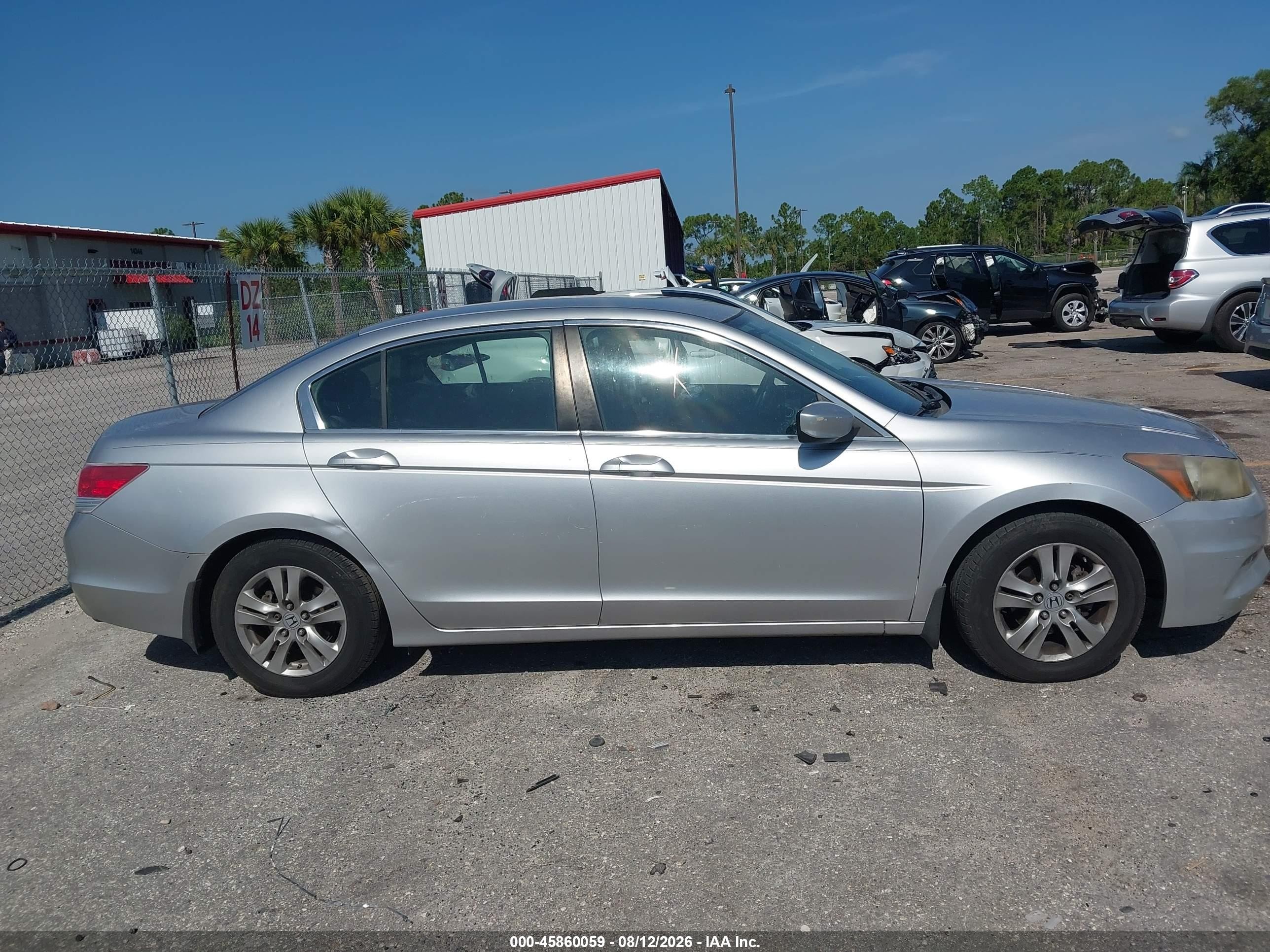 2011 Honda Accord 2.4 Se Silver vin: 1HGCP2F68BA056007