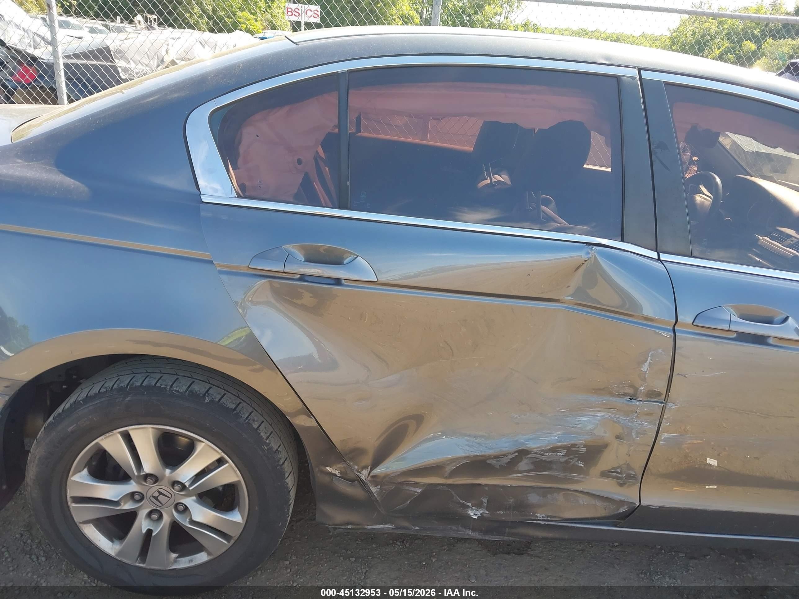2011 Honda Accord 2.4 Se Серый vin: 1HGCP2F68BA067265