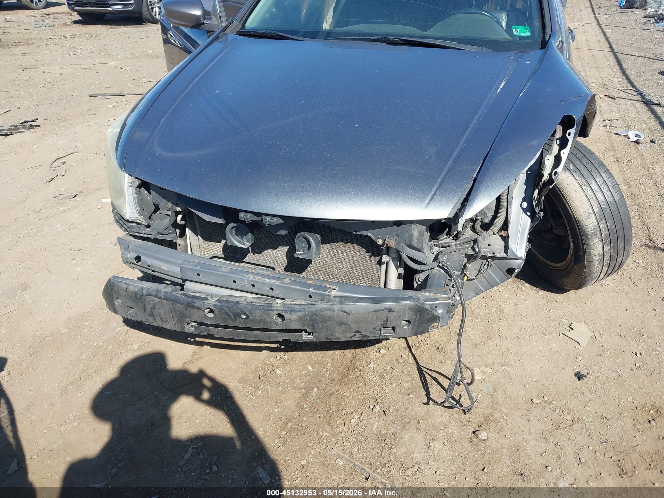 2011 Honda Accord 2.4 Se Серый vin: 1HGCP2F68BA067265
