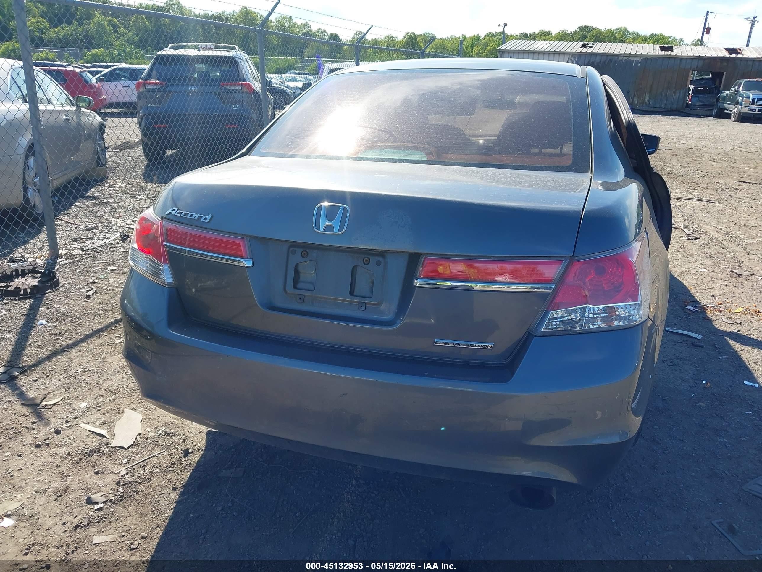 2011 Honda Accord 2.4 Se Серый vin: 1HGCP2F68BA067265