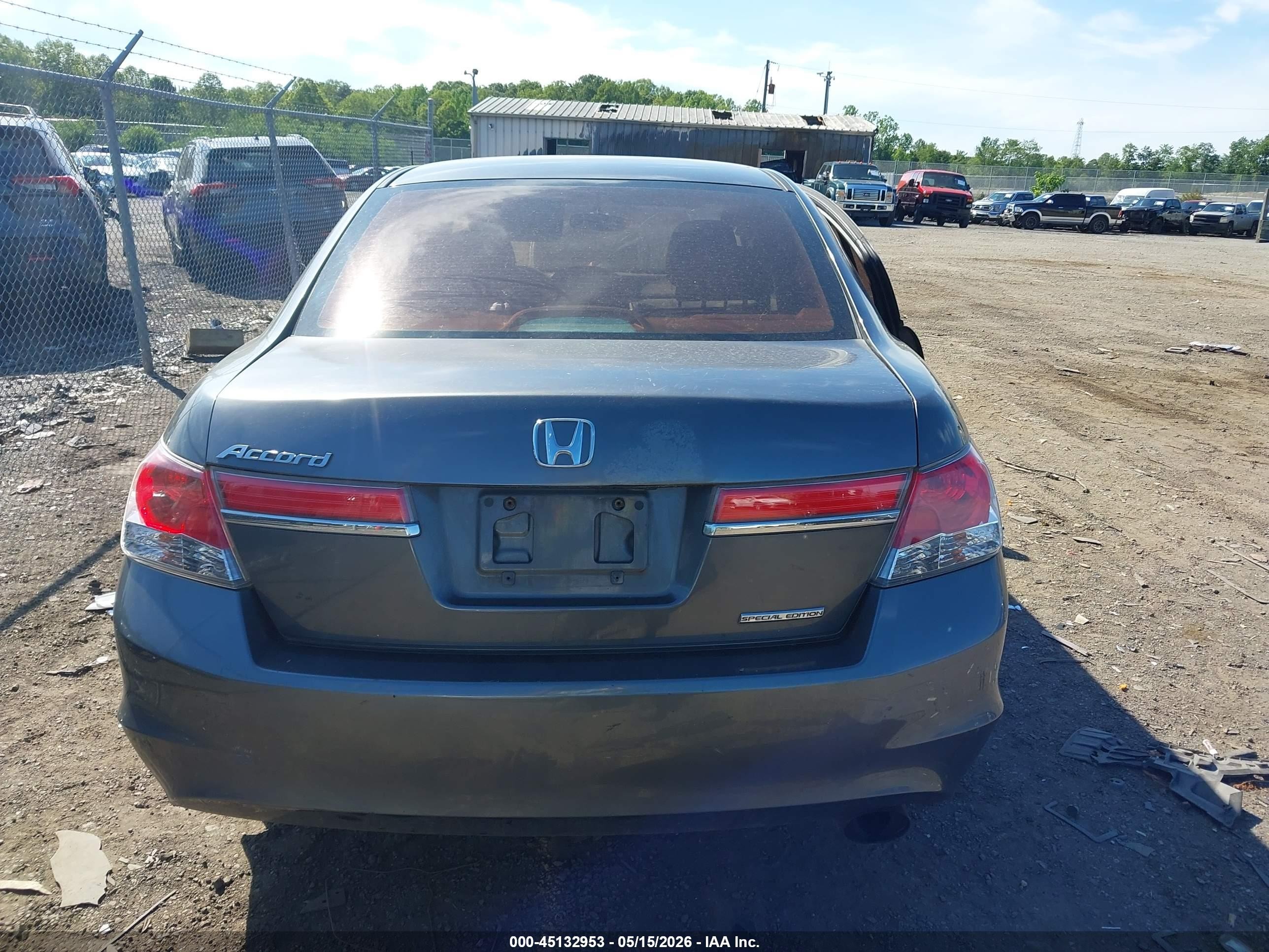 2011 Honda Accord 2.4 Se Серый vin: 1HGCP2F68BA067265