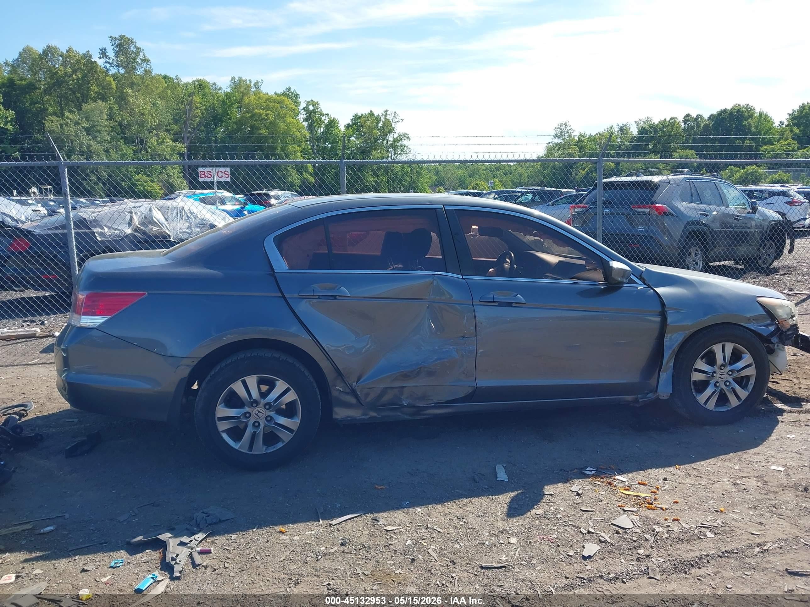 2011 Honda Accord 2.4 Se Серый vin: 1HGCP2F68BA067265