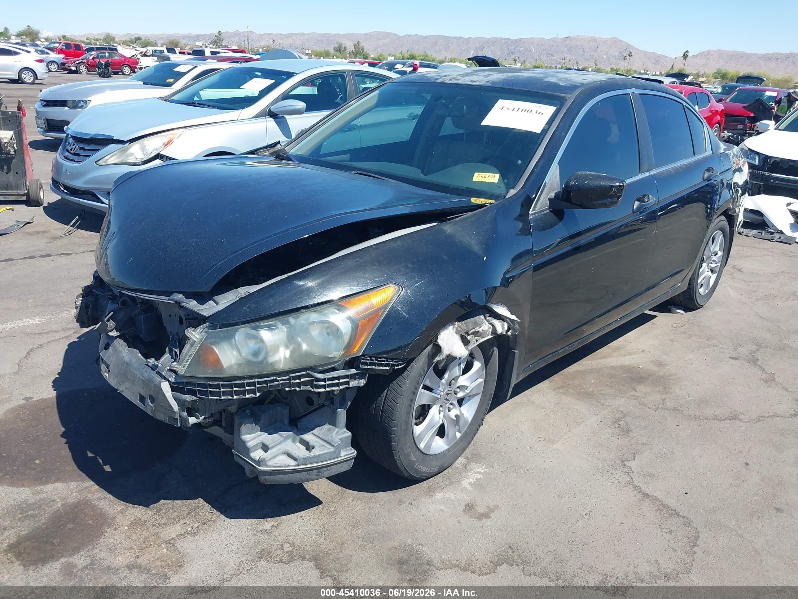 2011 Honda Accord 2.4 Se Черный vin: 1HGCP2F68BA074345