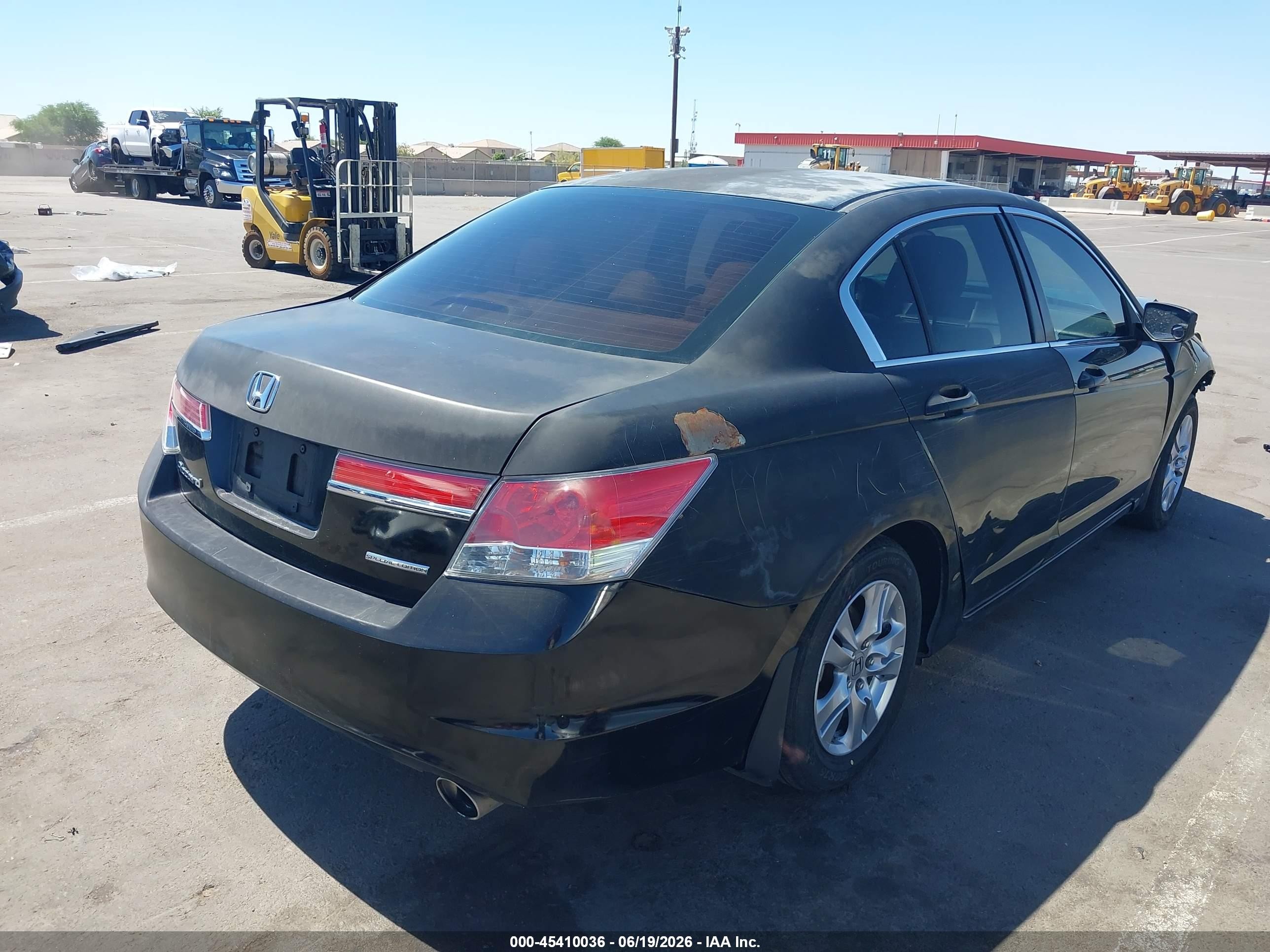 2011 Honda Accord 2.4 Se Черный vin: 1HGCP2F68BA074345