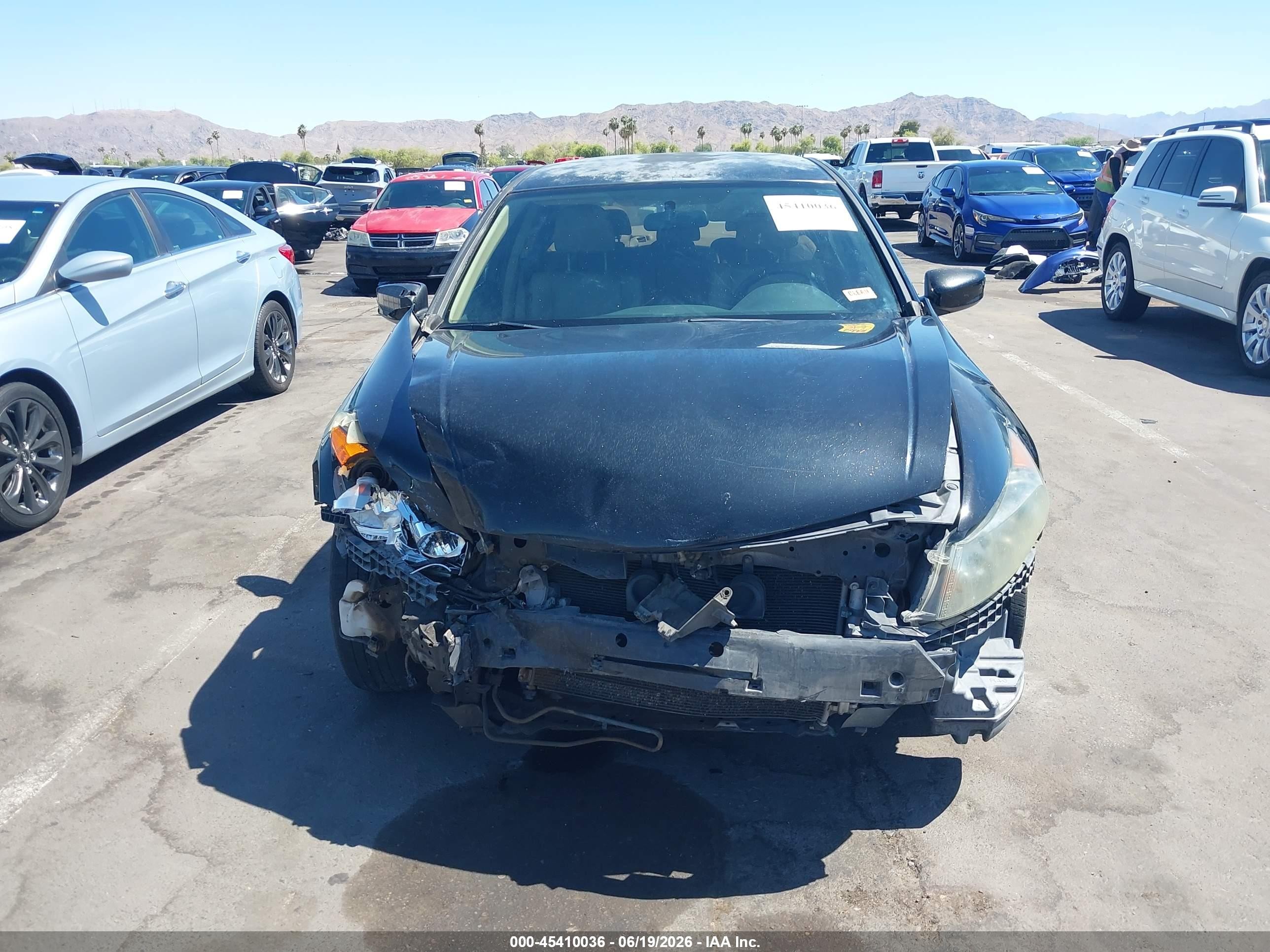 2011 Honda Accord 2.4 Se Черный vin: 1HGCP2F68BA074345
