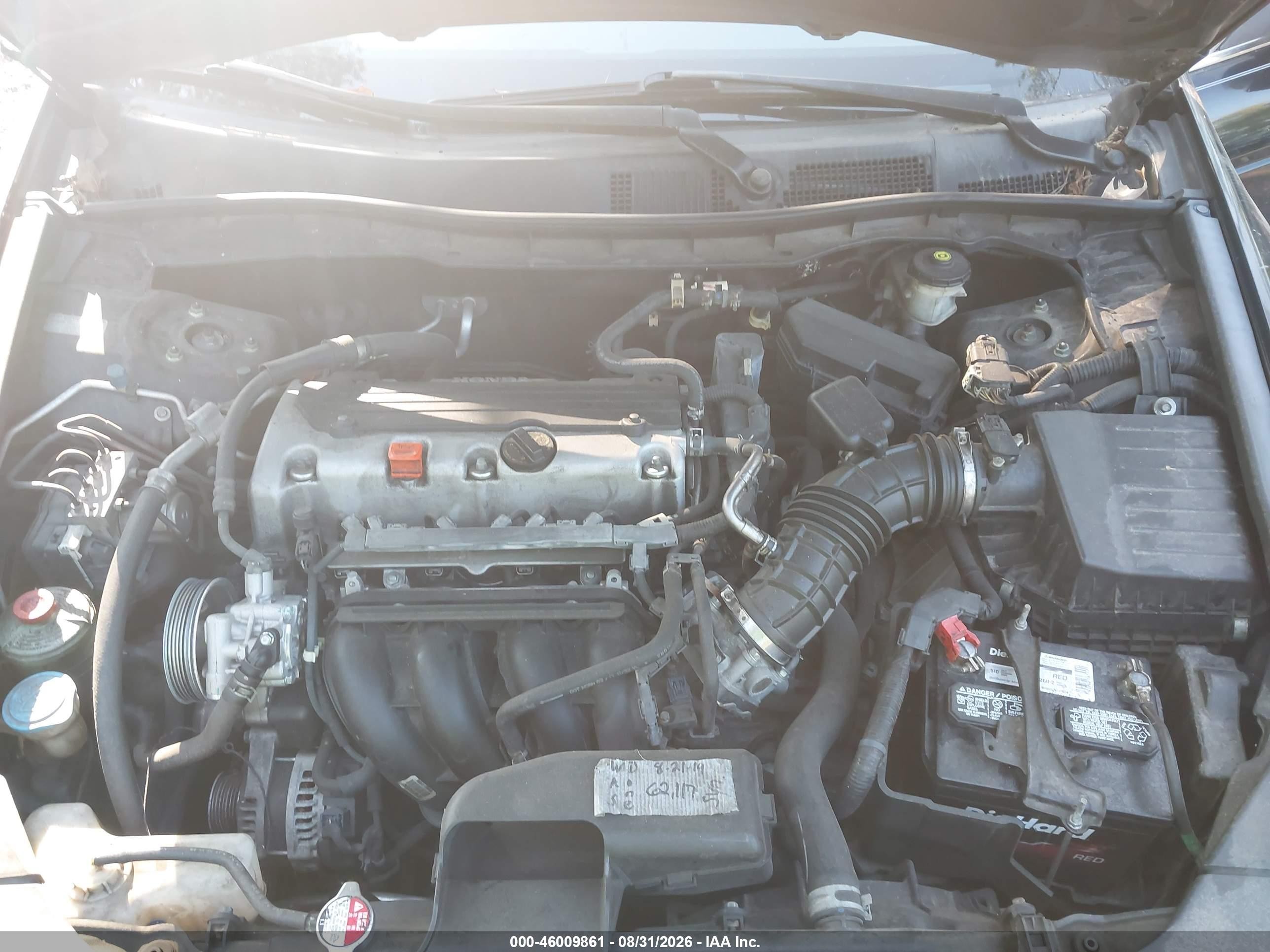 2011 Honda Accord 2.4 Se Черный vin: 1HGCP2F68BA137444