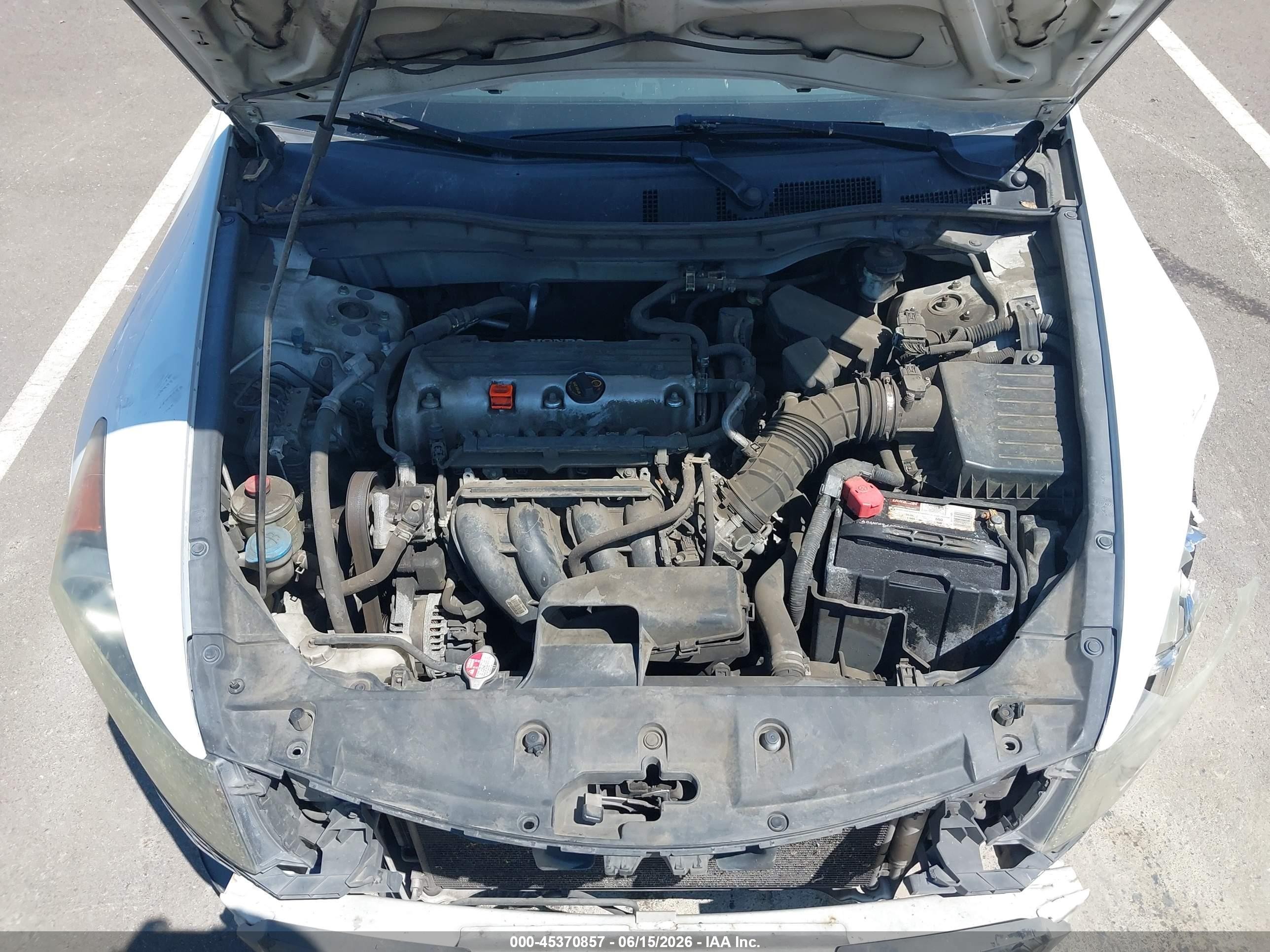 2011 Honda Accord 2.4 Se White vin: 1HGCP2F68BA155409