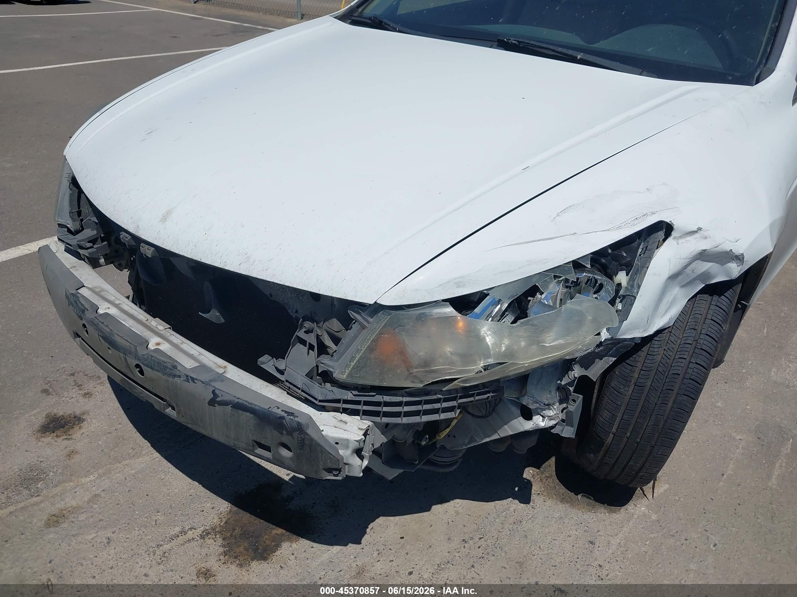 2011 Honda Accord 2.4 Se White vin: 1HGCP2F68BA155409