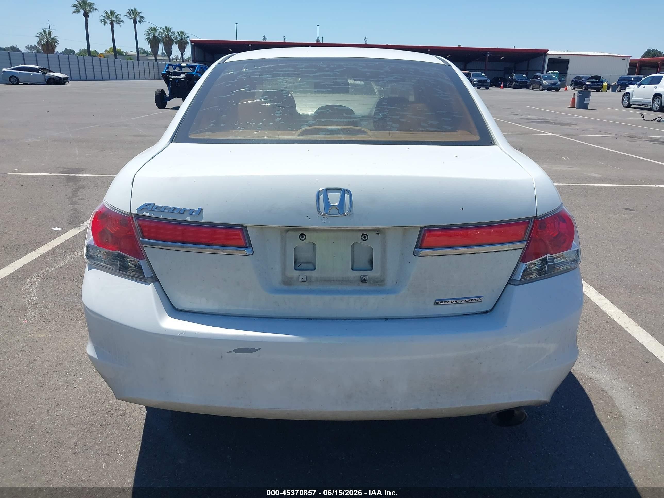 2011 Honda Accord 2.4 Se White vin: 1HGCP2F68BA155409