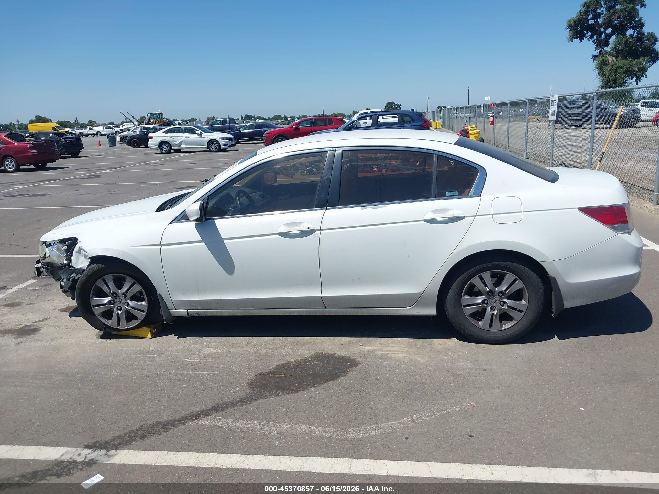 2011 Honda Accord 2.4 Se White vin: 1HGCP2F68BA155409
