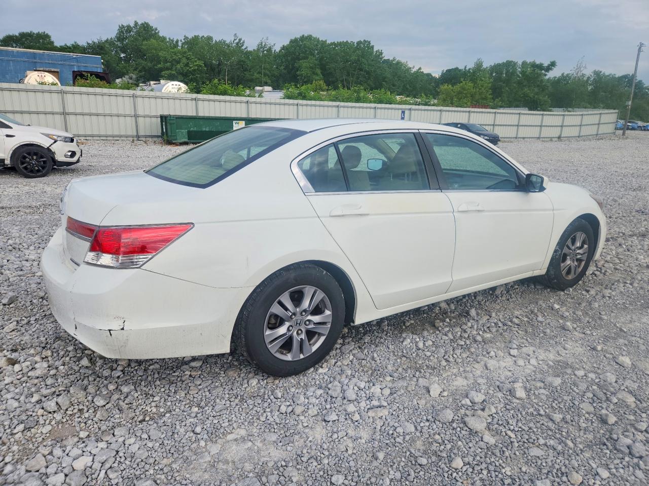 2012 Honda Accord Se White vin: 1HGCP2F68CA007813