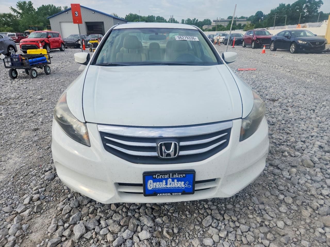 2012 Honda Accord Se White vin: 1HGCP2F68CA007813