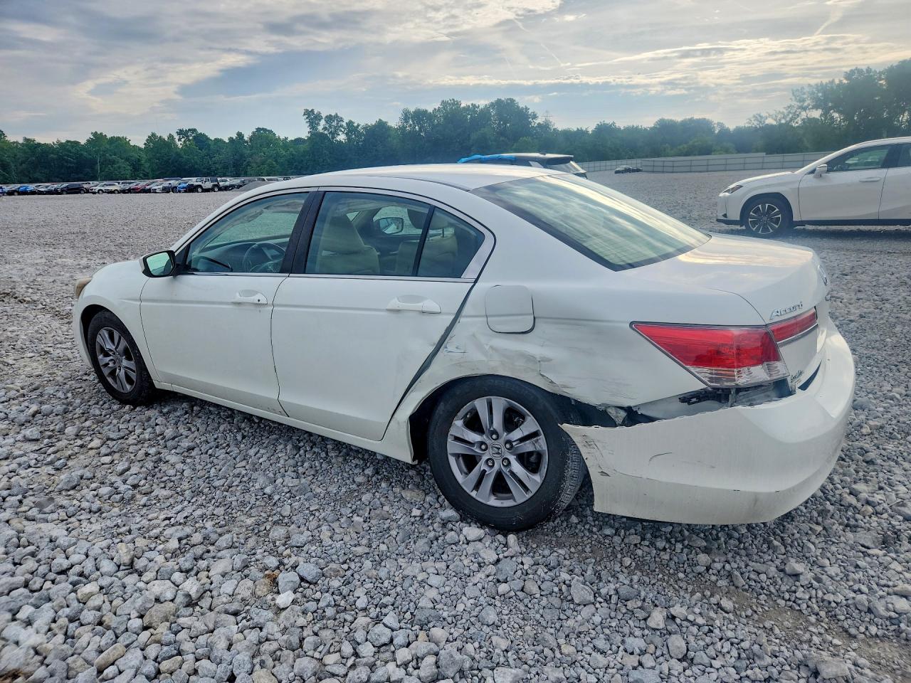 2012 Honda Accord Se White vin: 1HGCP2F68CA007813