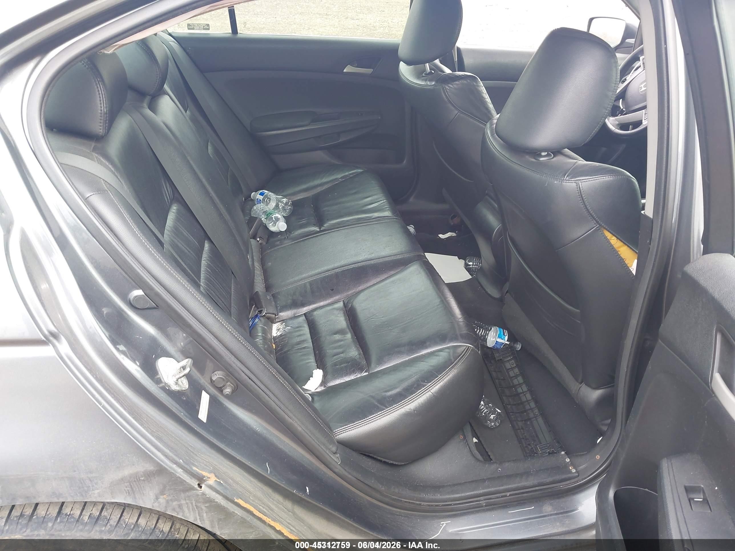 2012 Honda Accord 2.4 Se Gray vin: 1HGCP2F68CA022330