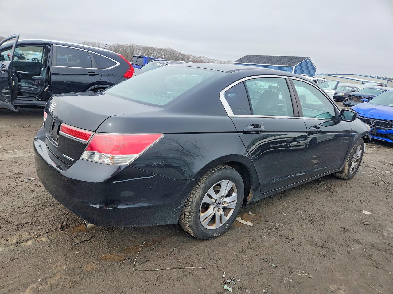 2012 Honda Accord Se Черный vin: 1HGCP2F68CA023607