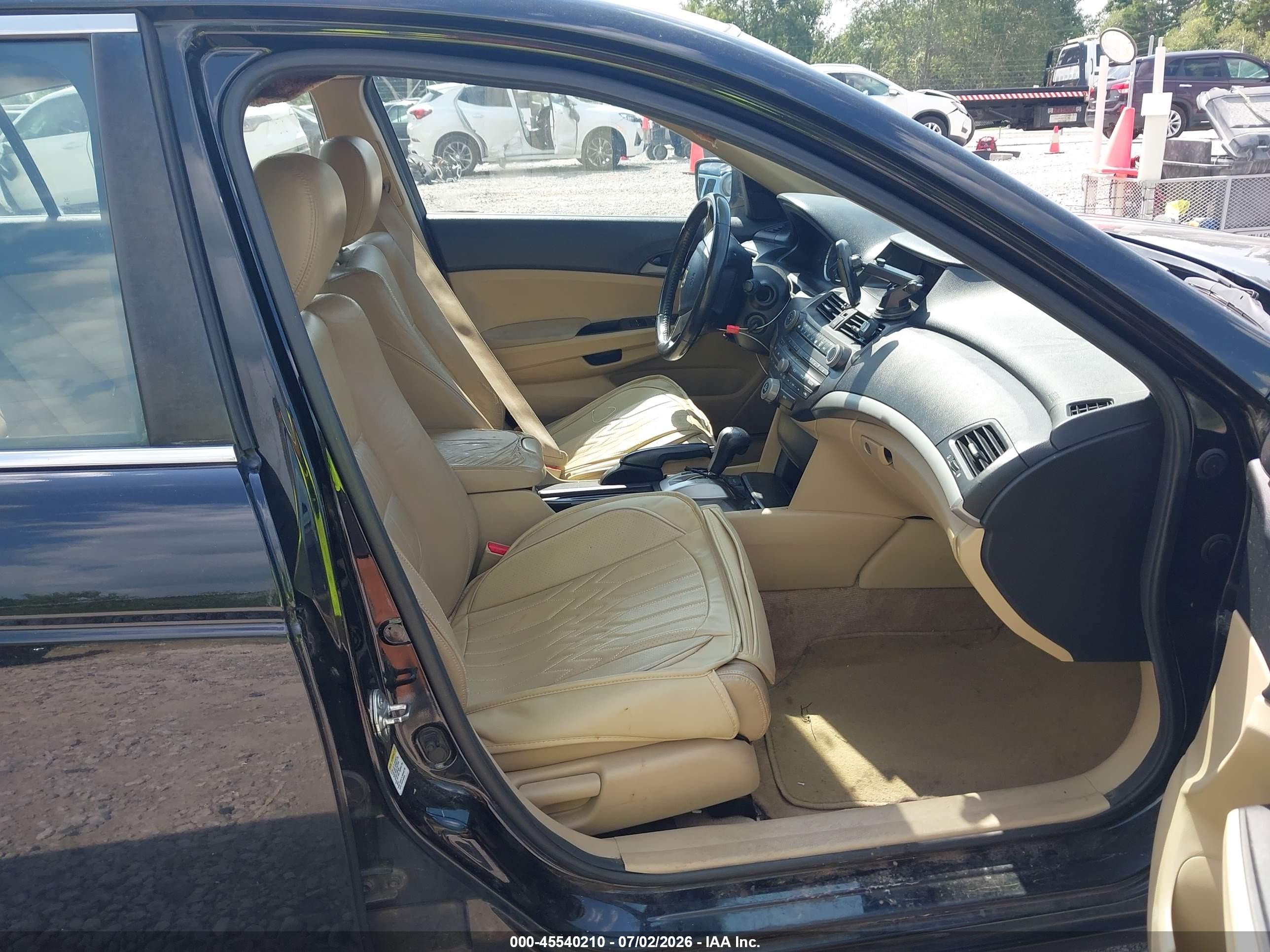2012 Honda Accord 2.4 Se Black vin: 1HGCP2F68CA024580