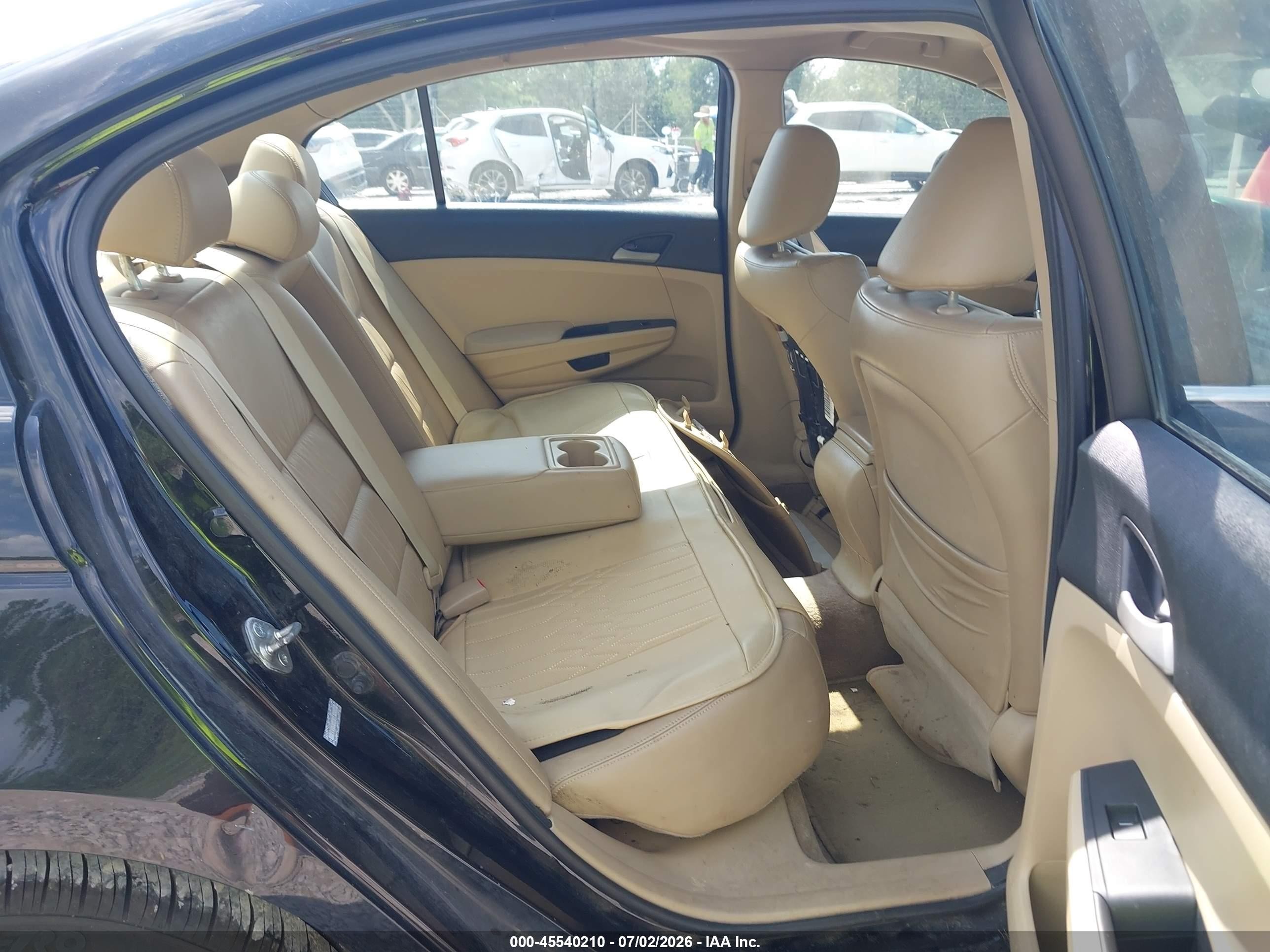 2012 Honda Accord 2.4 Se Black vin: 1HGCP2F68CA024580