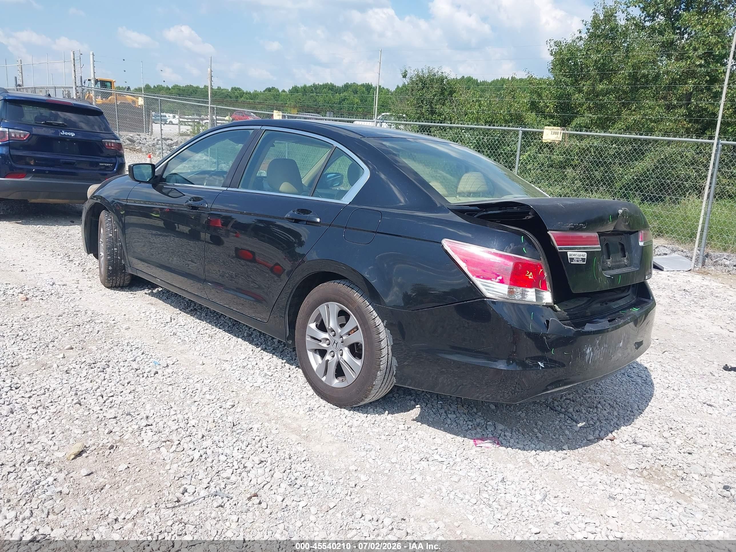 2012 Honda Accord 2.4 Se Black vin: 1HGCP2F68CA024580