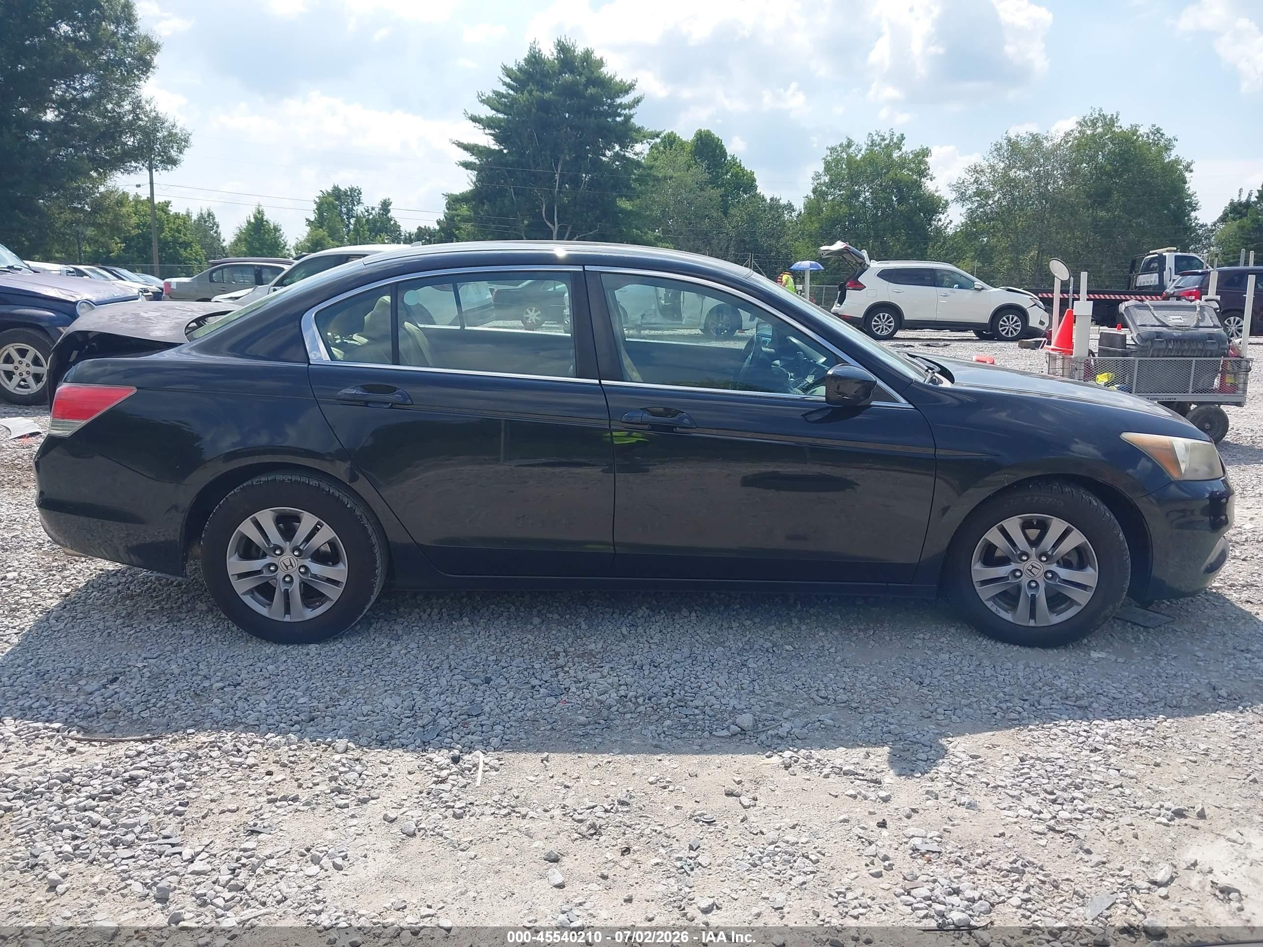 2012 Honda Accord 2.4 Se Black vin: 1HGCP2F68CA024580