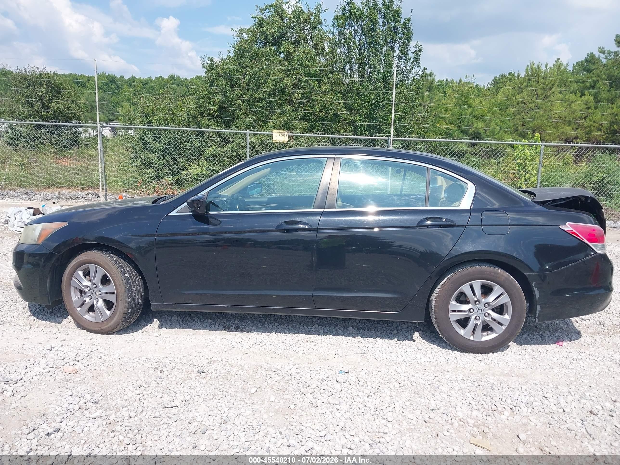2012 Honda Accord 2.4 Se Black vin: 1HGCP2F68CA024580