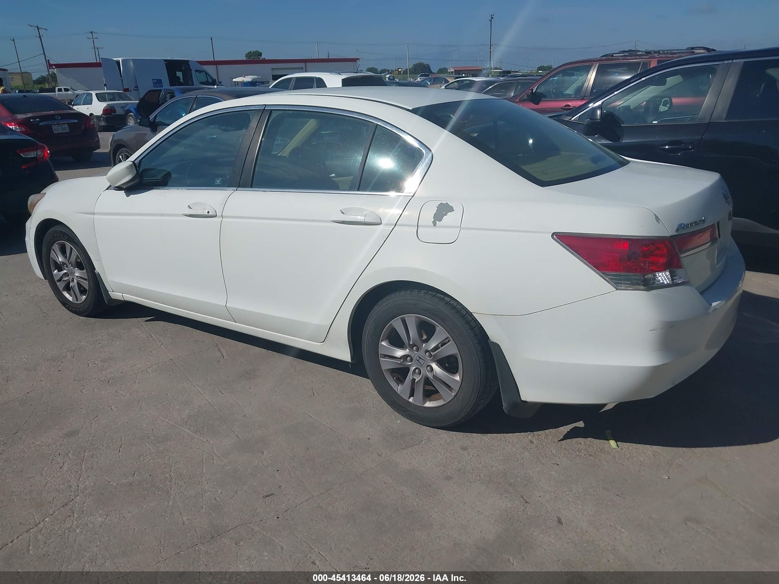 2012 Honda Accord 2.4 Se Белый vin: 1HGCP2F68CA035319