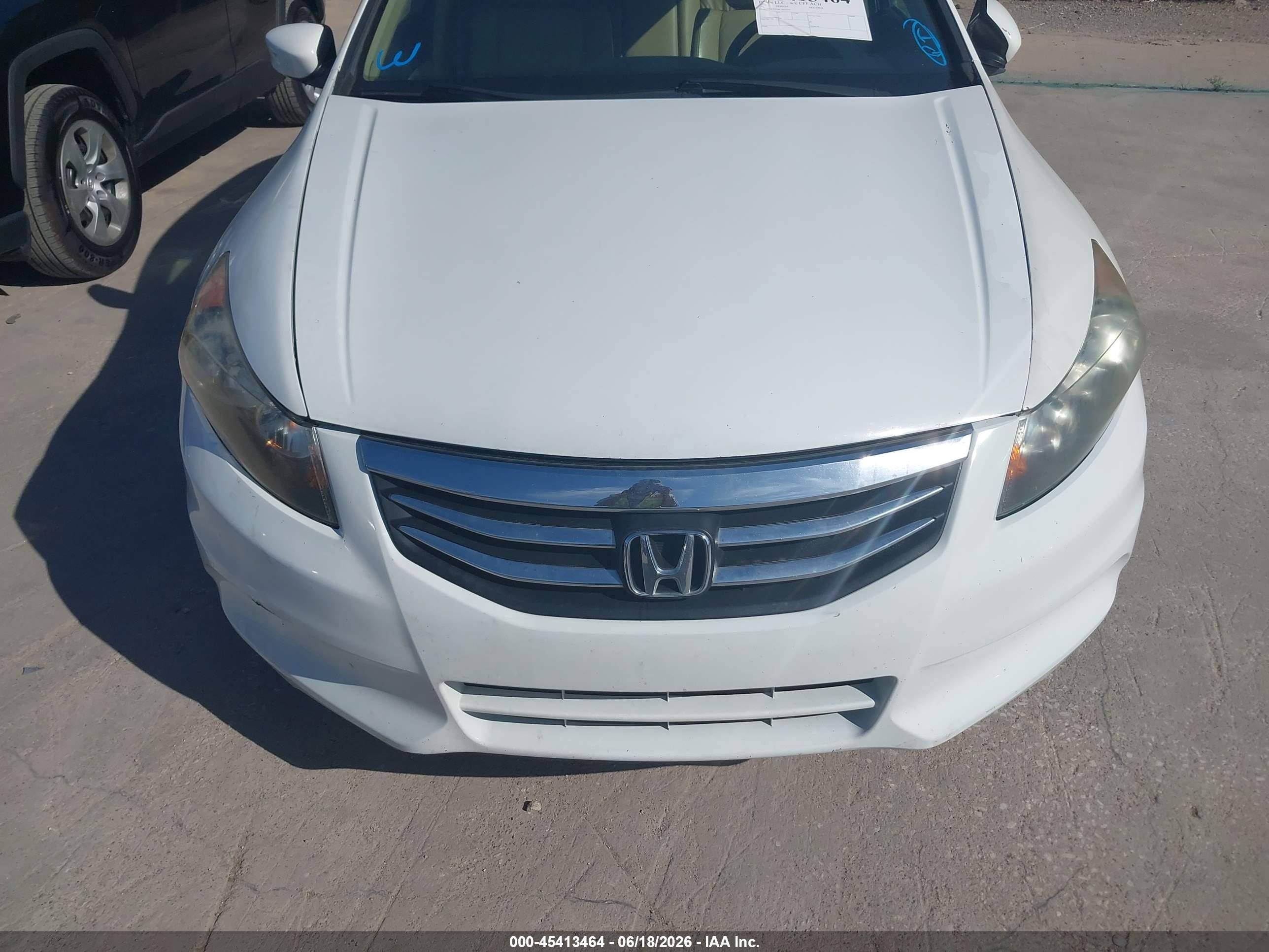 2012 Honda Accord 2.4 Se Белый vin: 1HGCP2F68CA035319