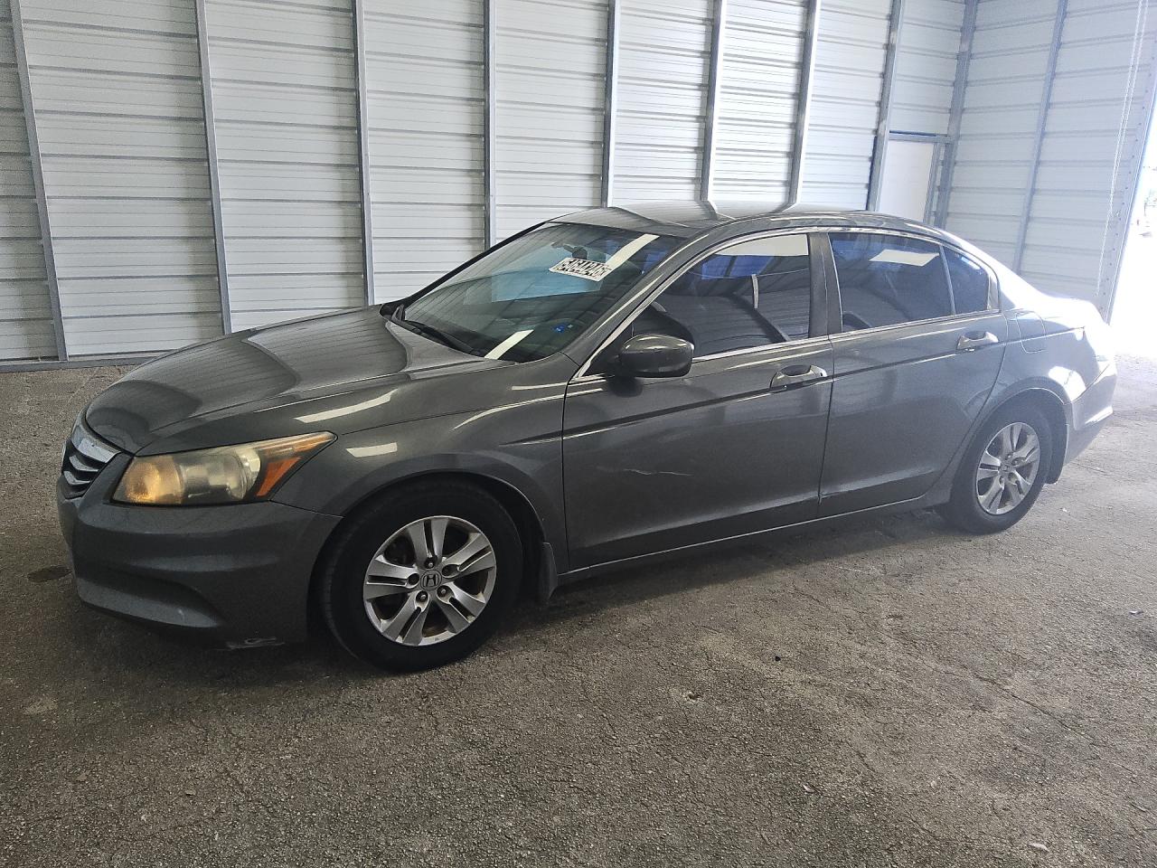 2012 Honda Accord Se Gray vin: 1HGCP2F68CA083838 Damage: Left Rear Door, Dent(S) W/ Paint Dmg, 3 To 4 Inches