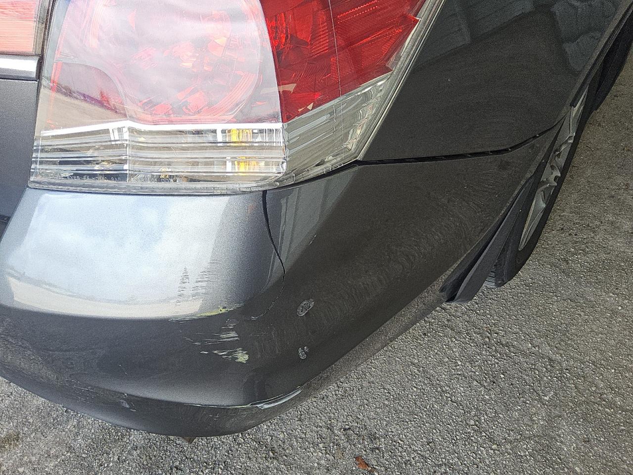 2012 Honda Accord Se Gray vin: 1HGCP2F68CA083838 Damage: Rear Bumper, Broken, Replacement Required