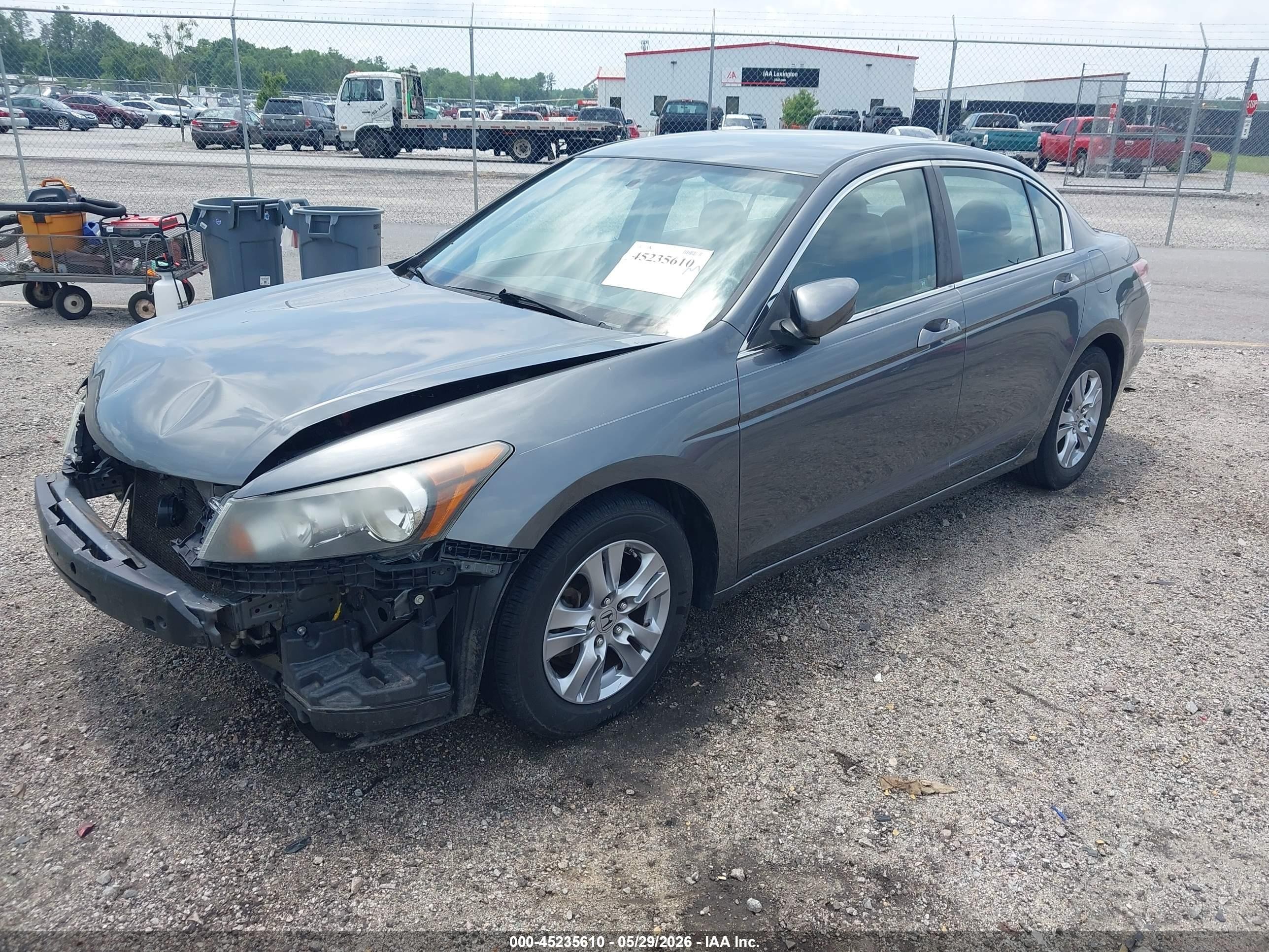 2012 Honda Accord 2.4 Se Gray vin: 1HGCP2F68CA117552
