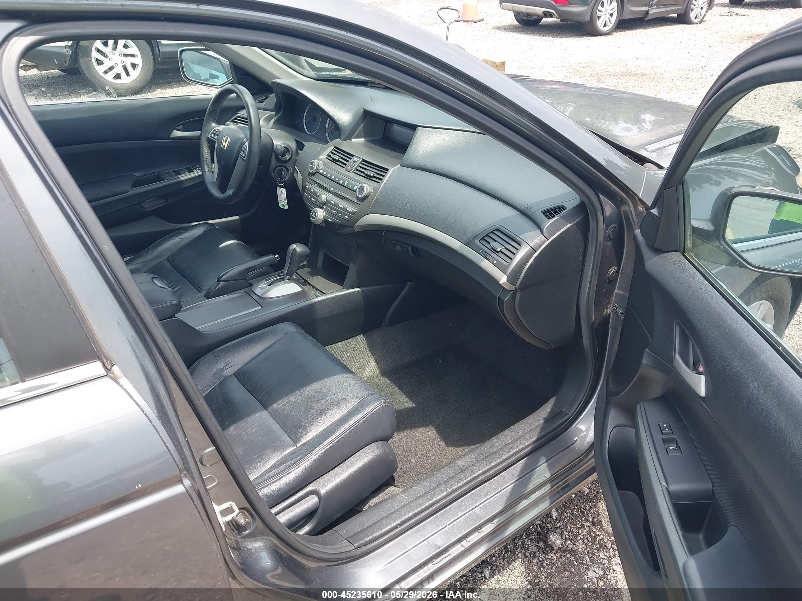 2012 Honda Accord 2.4 Se Gray vin: 1HGCP2F68CA117552