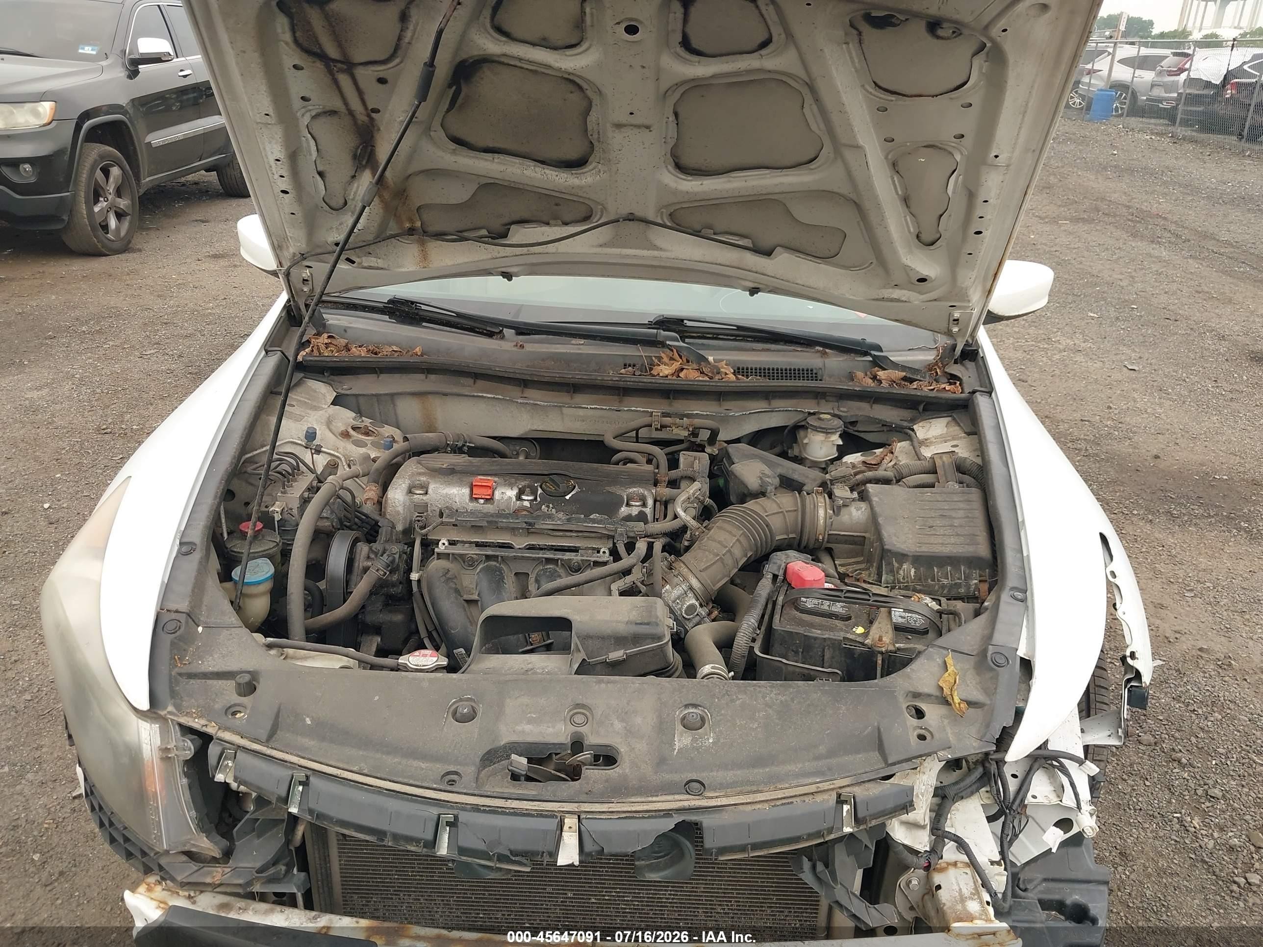 2012 Honda Accord 2.4 Se White vin: 1HGCP2F68CA121214