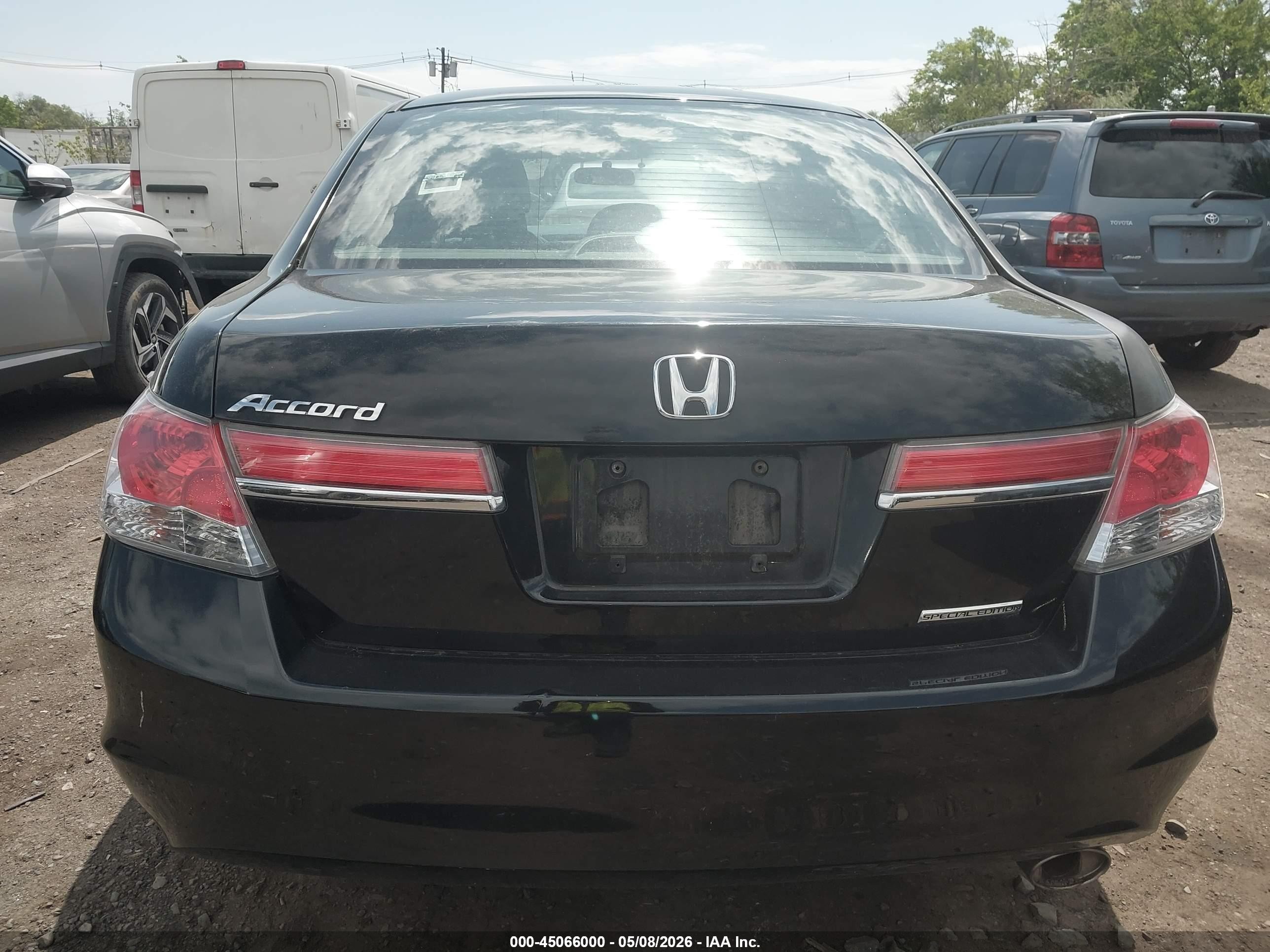 2012 Honda Accord 2.4 Se Black vin: 1HGCP2F68CA138529