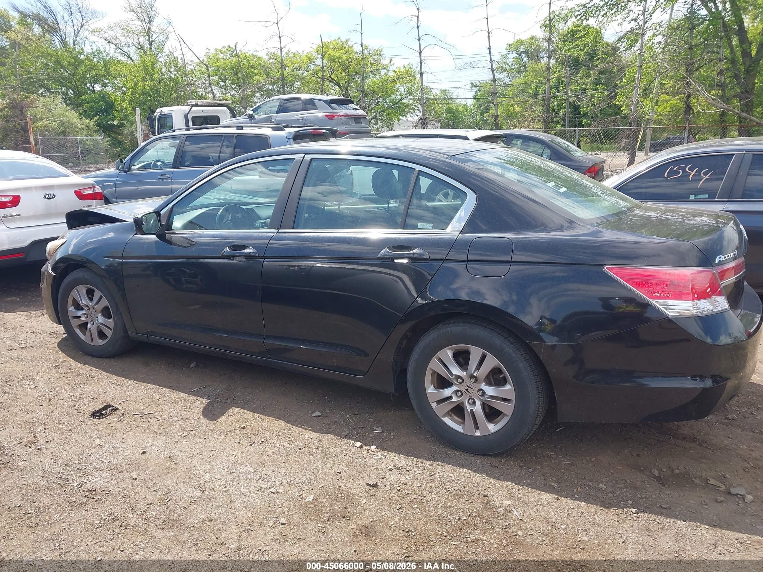 2012 Honda Accord 2.4 Se Black vin: 1HGCP2F68CA138529