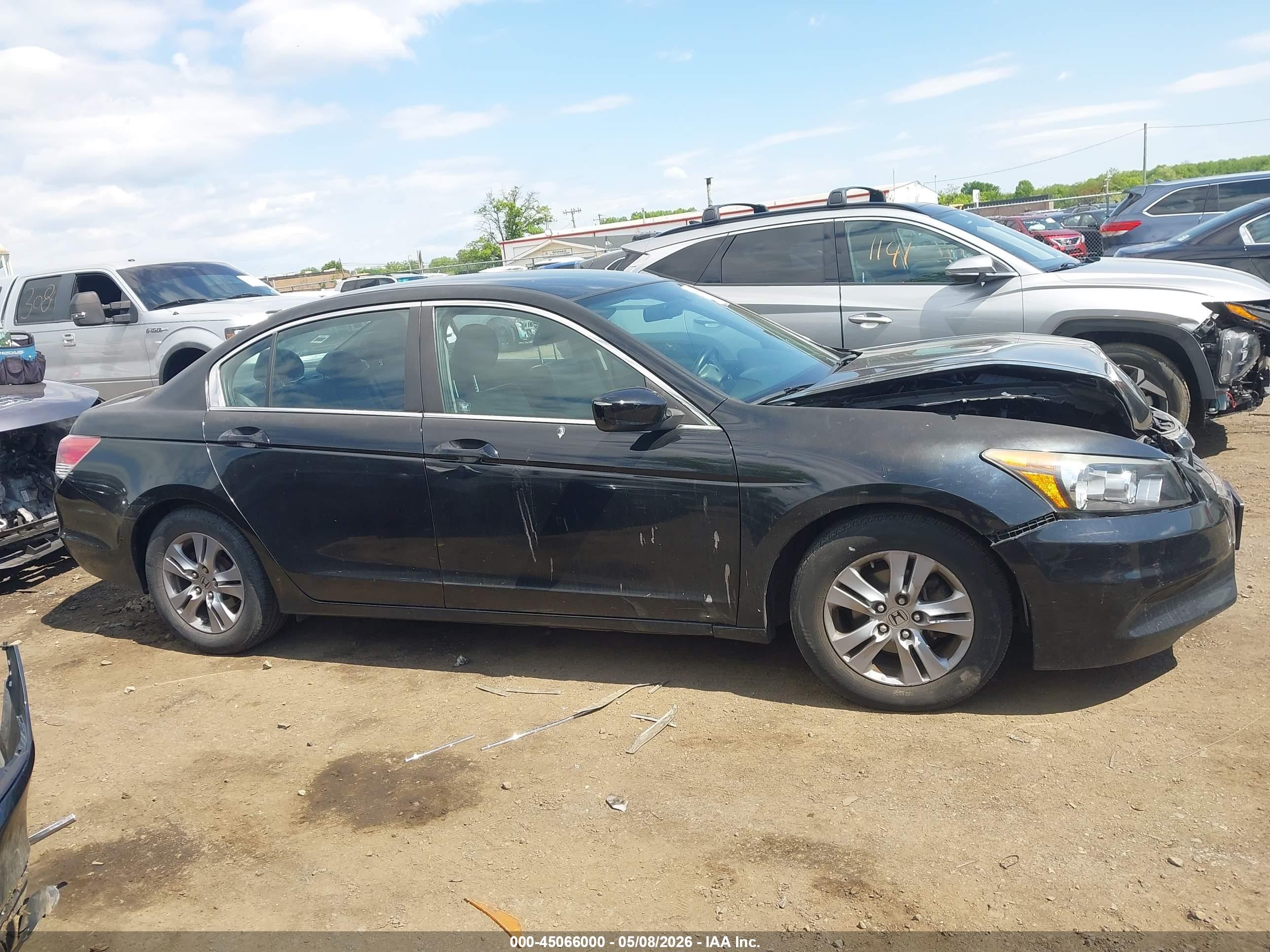 2012 Honda Accord 2.4 Se Black vin: 1HGCP2F68CA138529