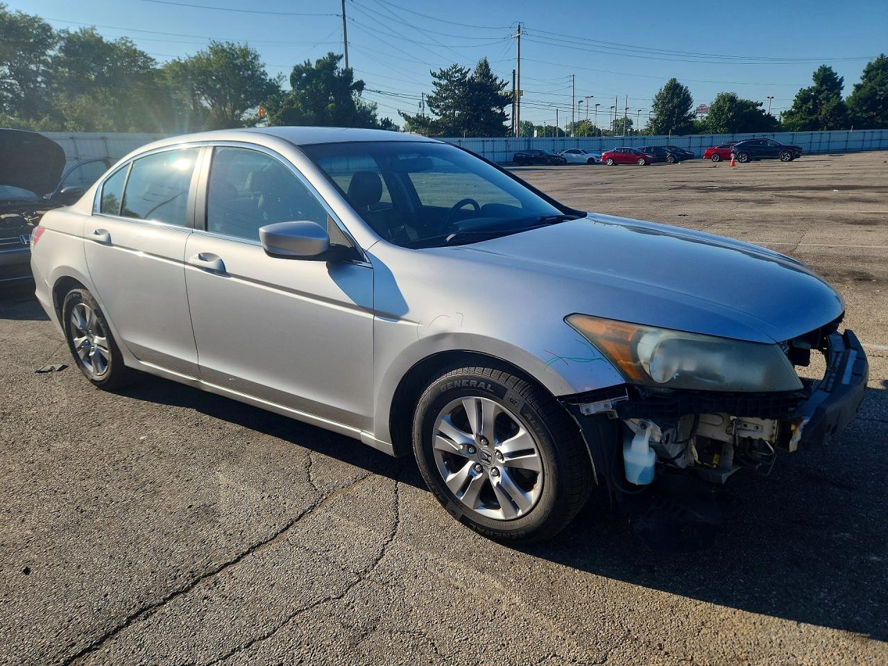 2012 Honda Accord Se Silver vin: 1HGCP2F68CA152852