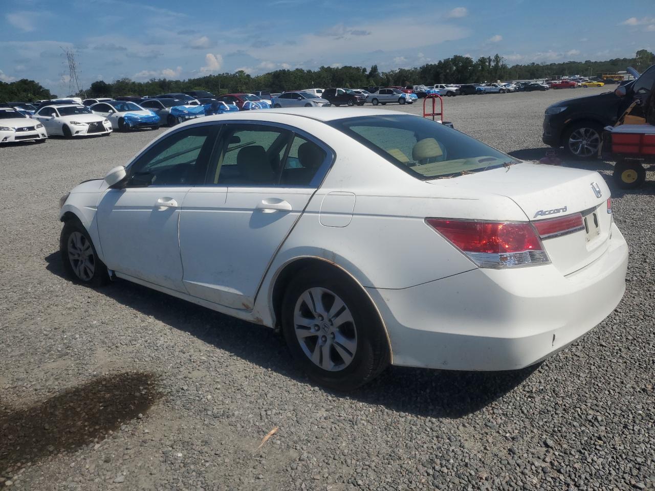 2012 Honda Accord Se White vin: 1HGCP2F68CA157162