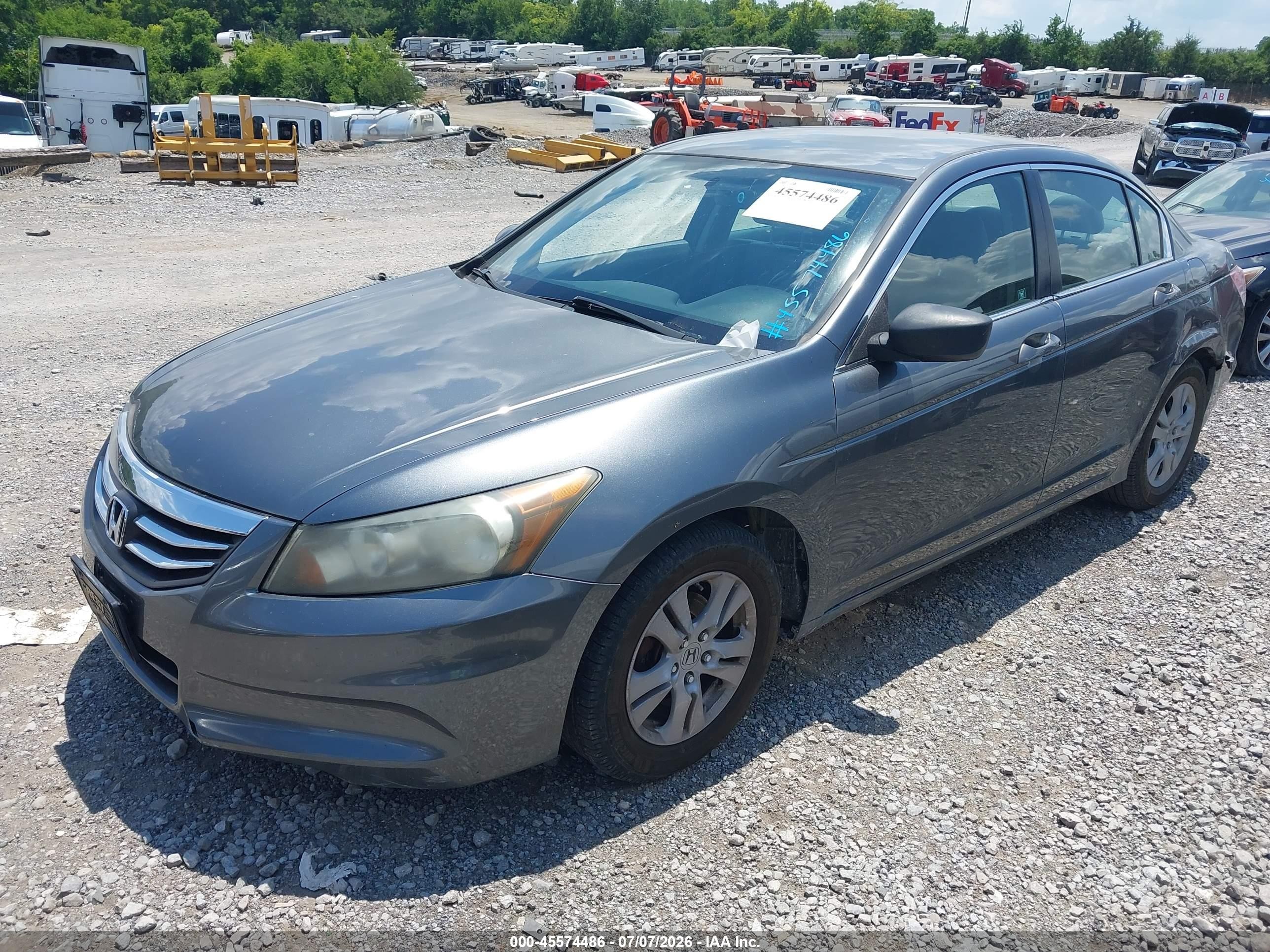 2012 Honda Accord 2.4 Se Gray vin: 1HGCP2F68CA181719
