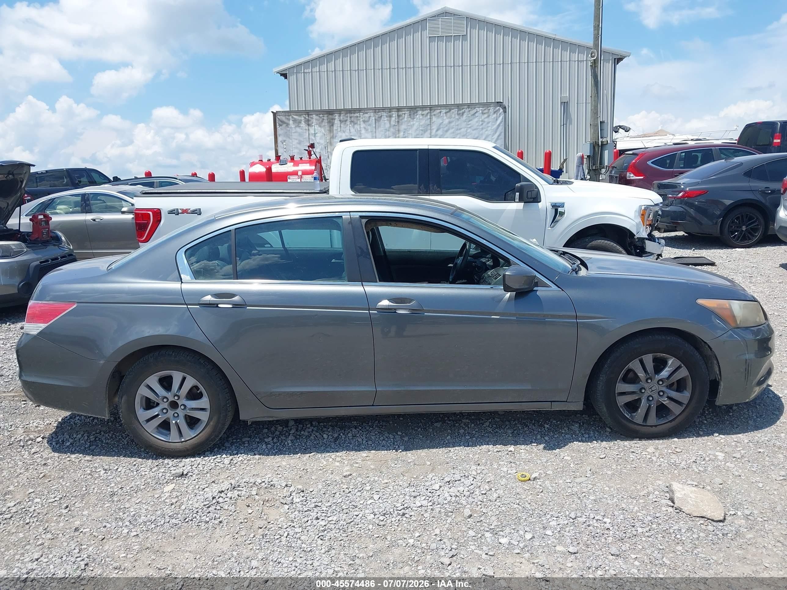 2012 Honda Accord 2.4 Se Gray vin: 1HGCP2F68CA181719