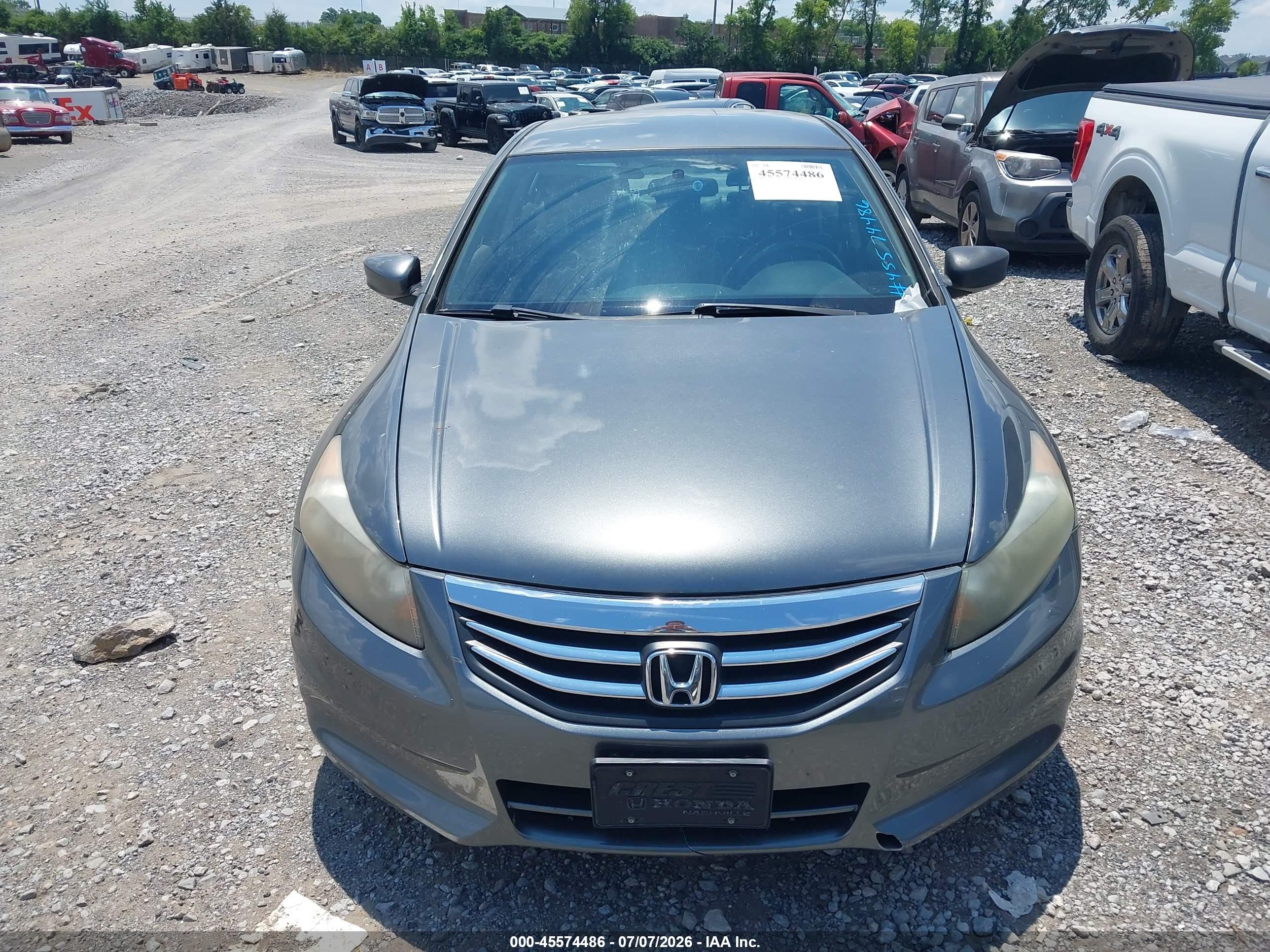 2012 Honda Accord 2.4 Se Gray vin: 1HGCP2F68CA181719