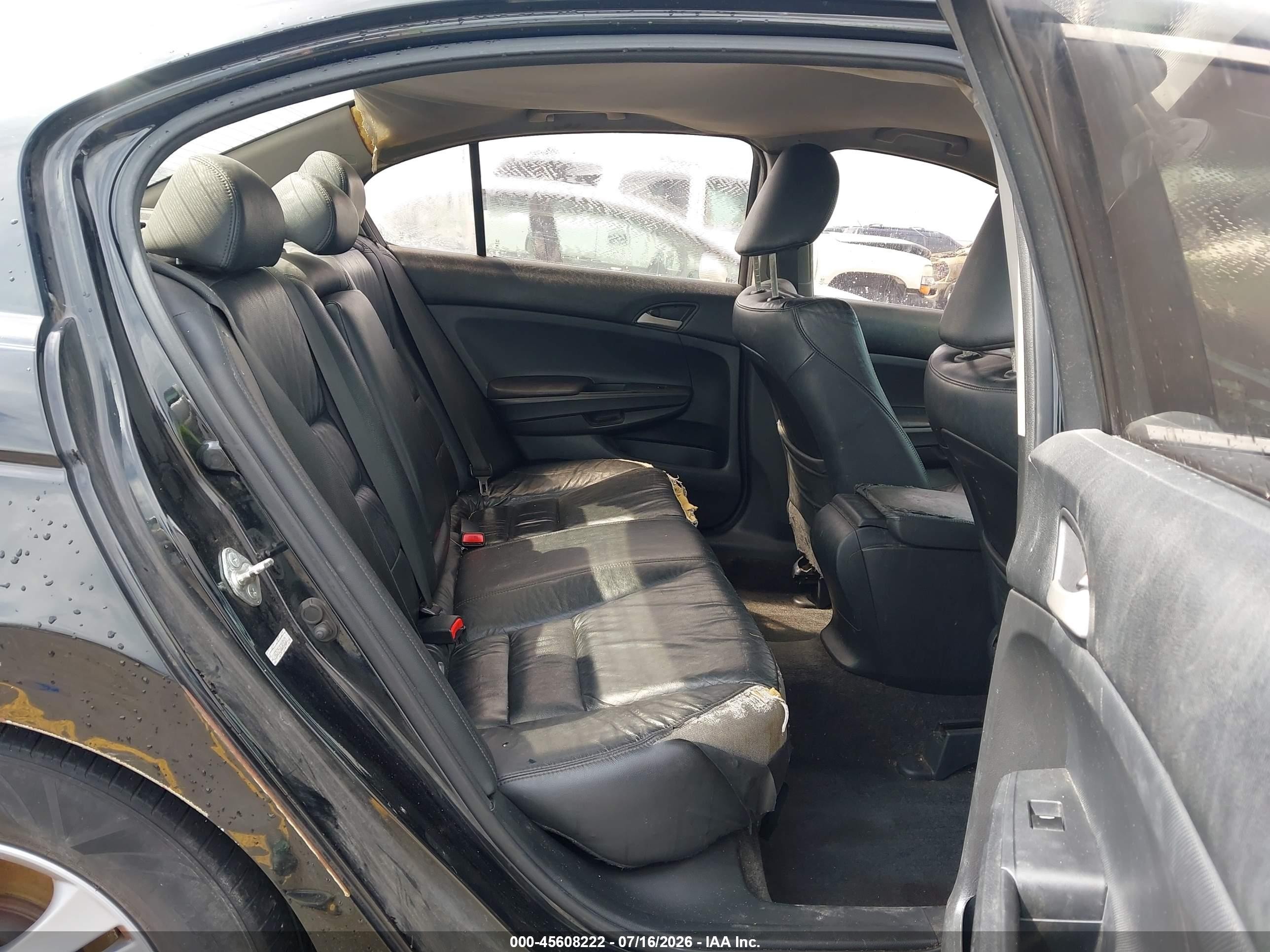 2012 Honda Accord 2.4 Se Black vin: 1HGCP2F68CA188587
