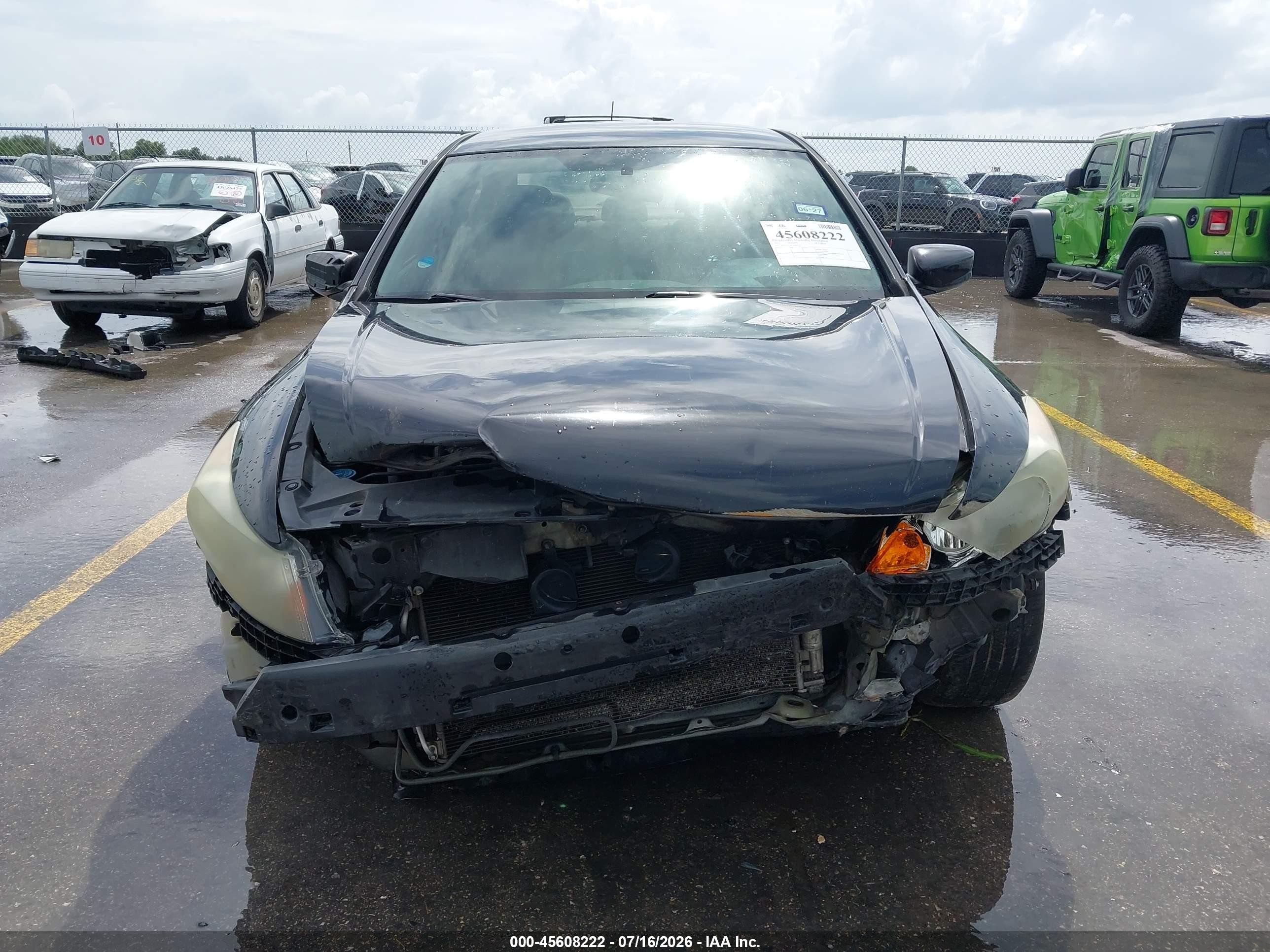 2012 Honda Accord 2.4 Se Black vin: 1HGCP2F68CA188587