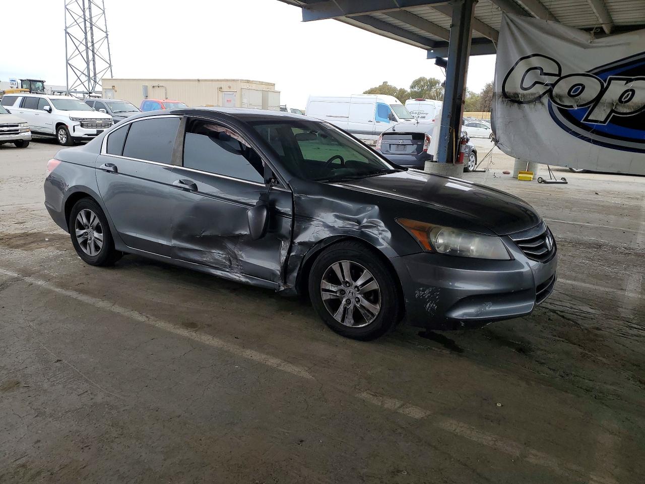 2012 Honda Accord Se Серый vin: 1HGCP2F68CA201399