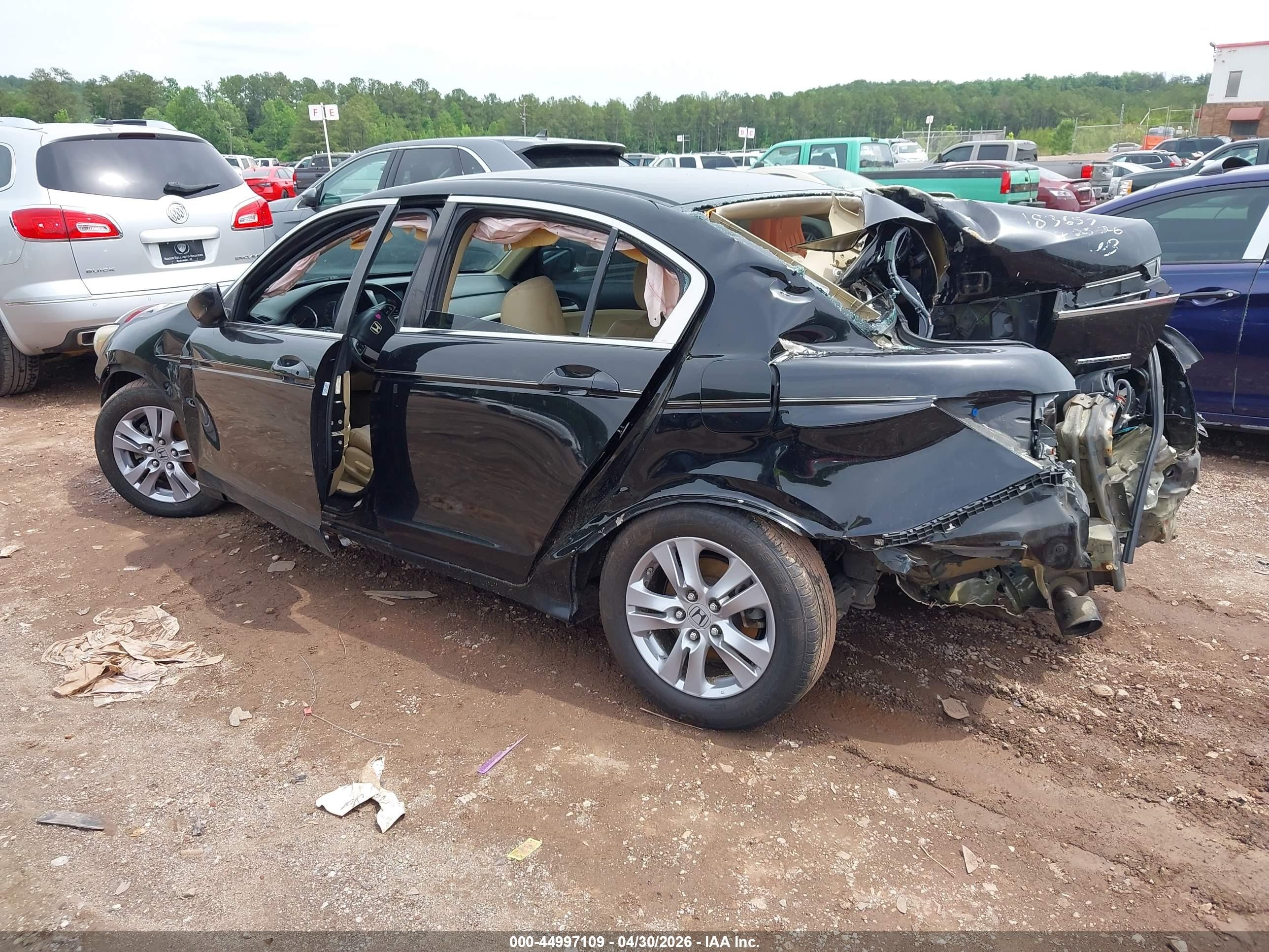 2012 Honda Accord 2.4 Se Black vin: 1HGCP2F68CA204402