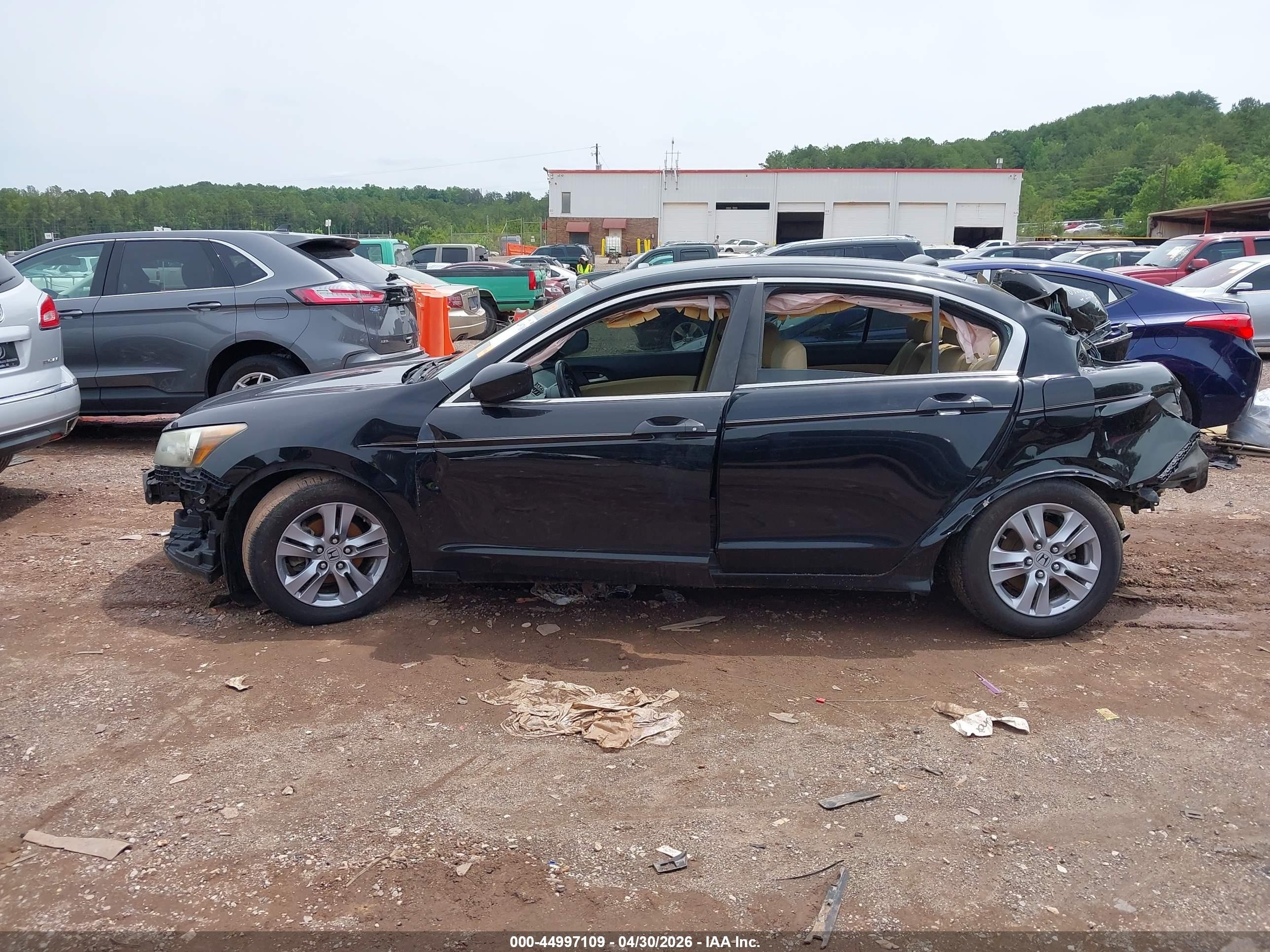 2012 Honda Accord 2.4 Se Black vin: 1HGCP2F68CA204402