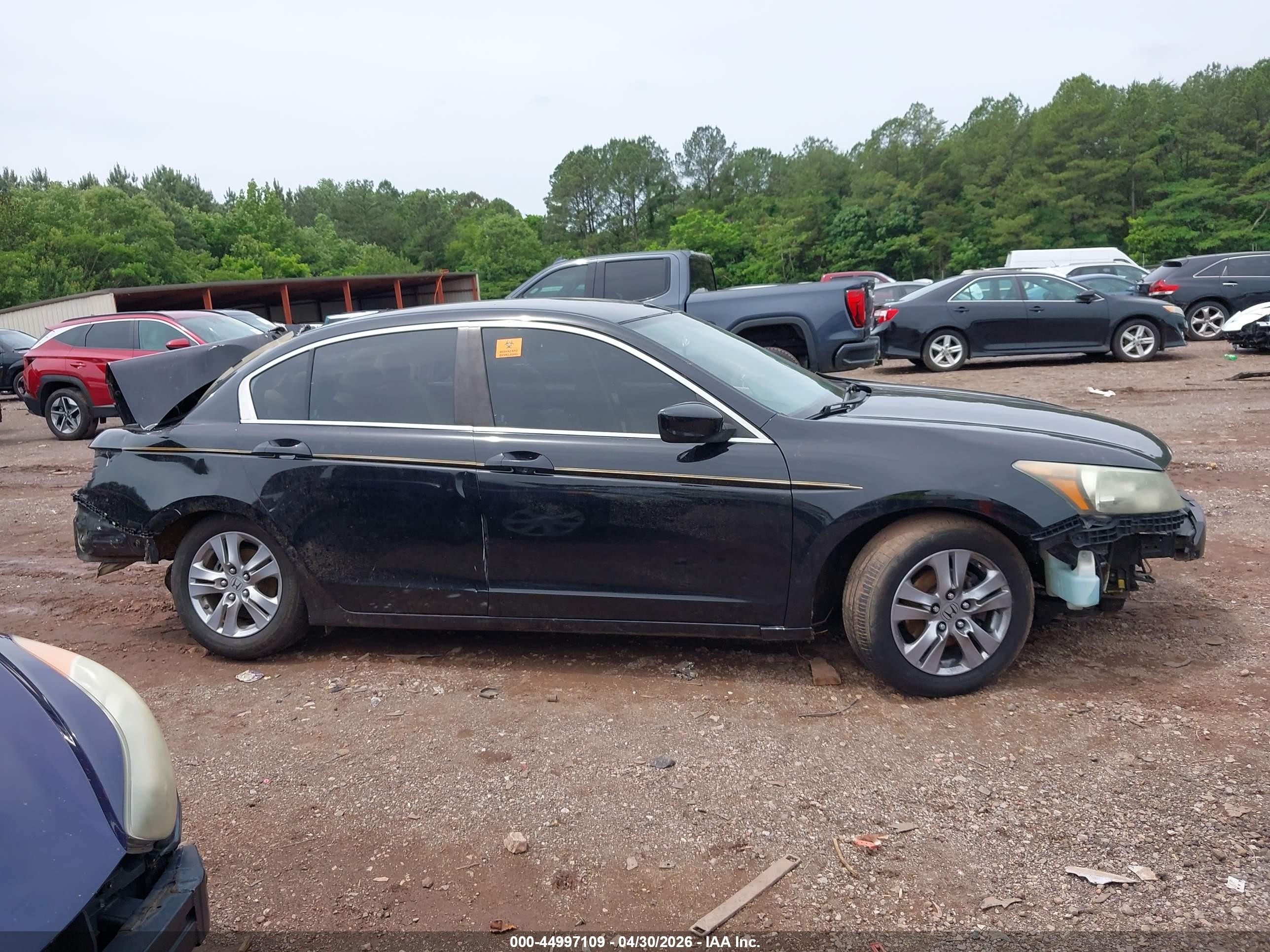 2012 Honda Accord 2.4 Se Black vin: 1HGCP2F68CA204402