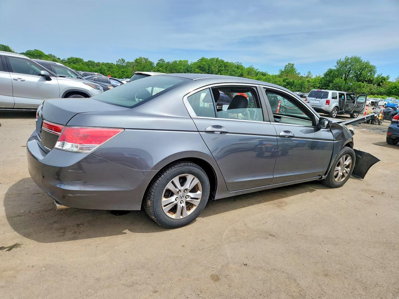 2012 Honda Accord Se Silver vin: 1HGCP2F68CA211494